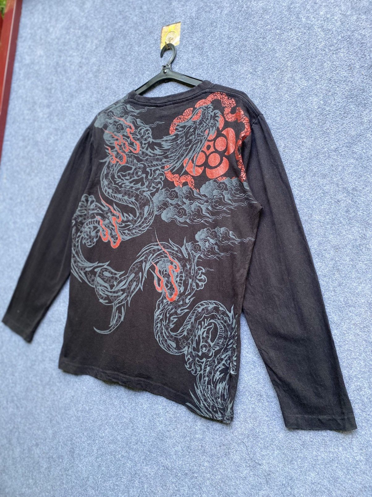 Japanese Brand Bullet noise dragon long sleeve tshirt Size US L / EU 52-54 / 3 - 11 Thumbnail