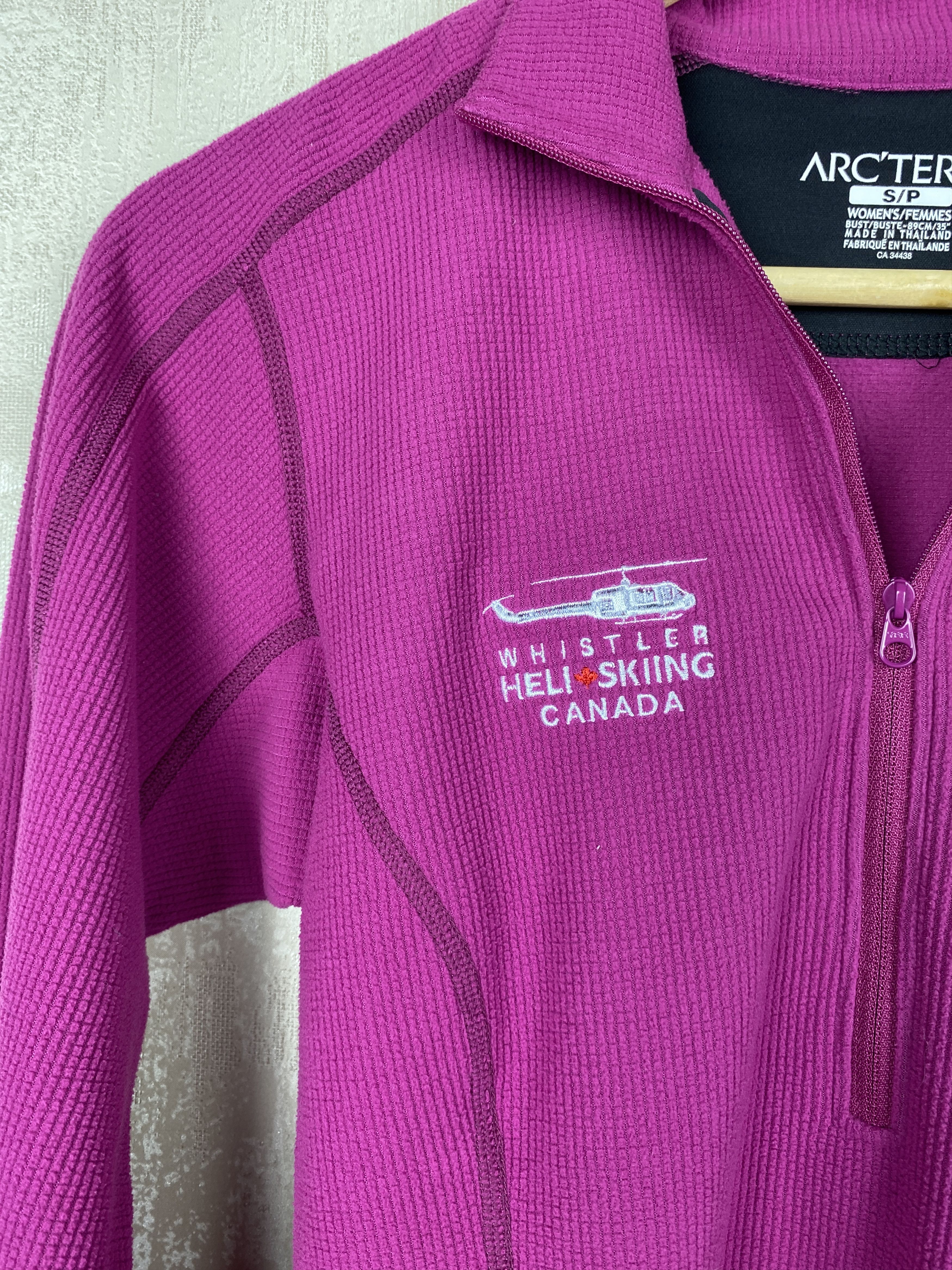 Arc'teryx Arcteryx Polartec Pink Activewear Fleece 1/4 Zip Top Size S / US 4 / IT 40 - 6 Thumbnail