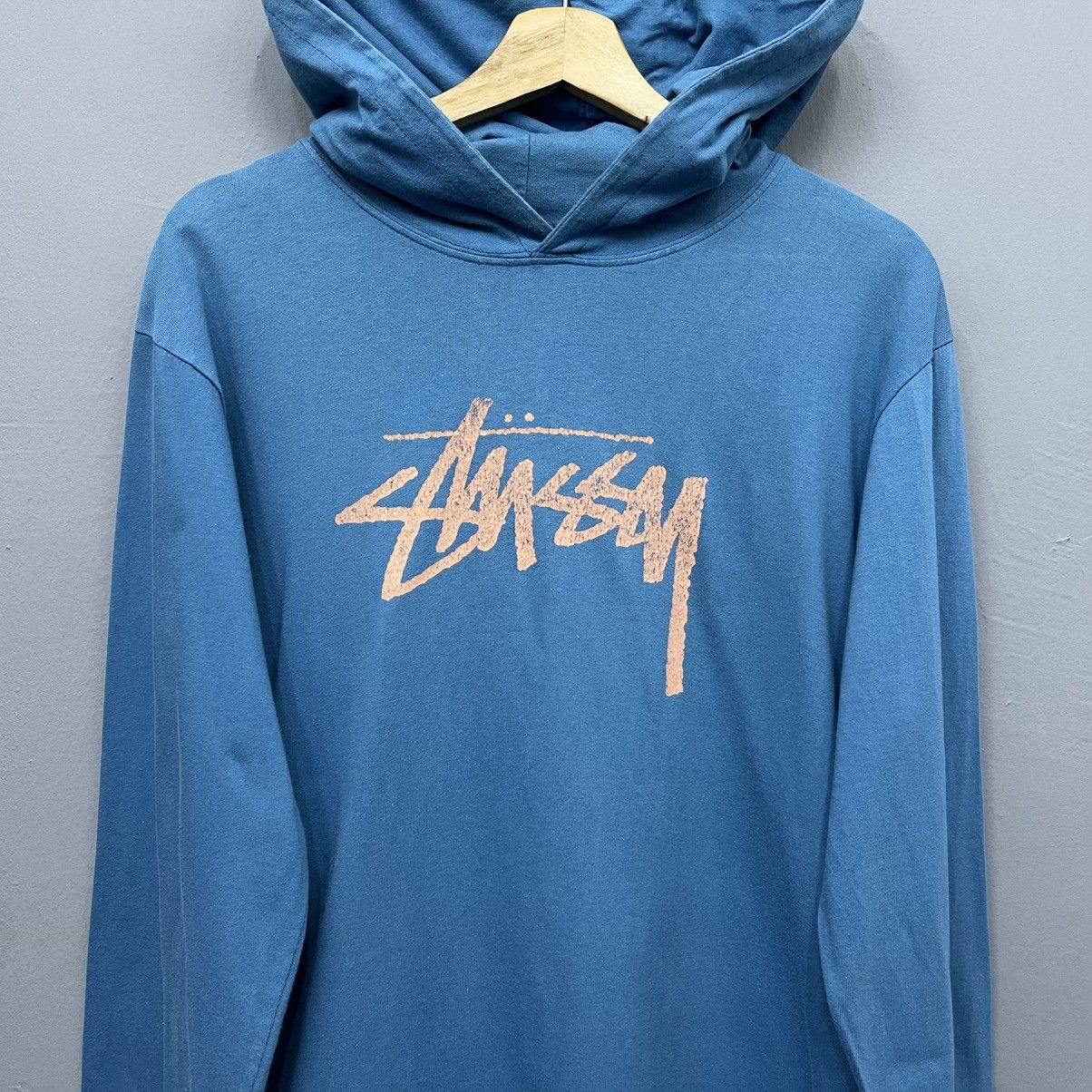 Stussy Stussy Long Sleeve Hooded t-shirt Size US M / EU 48-50 / 2 - 3 Thumbnail