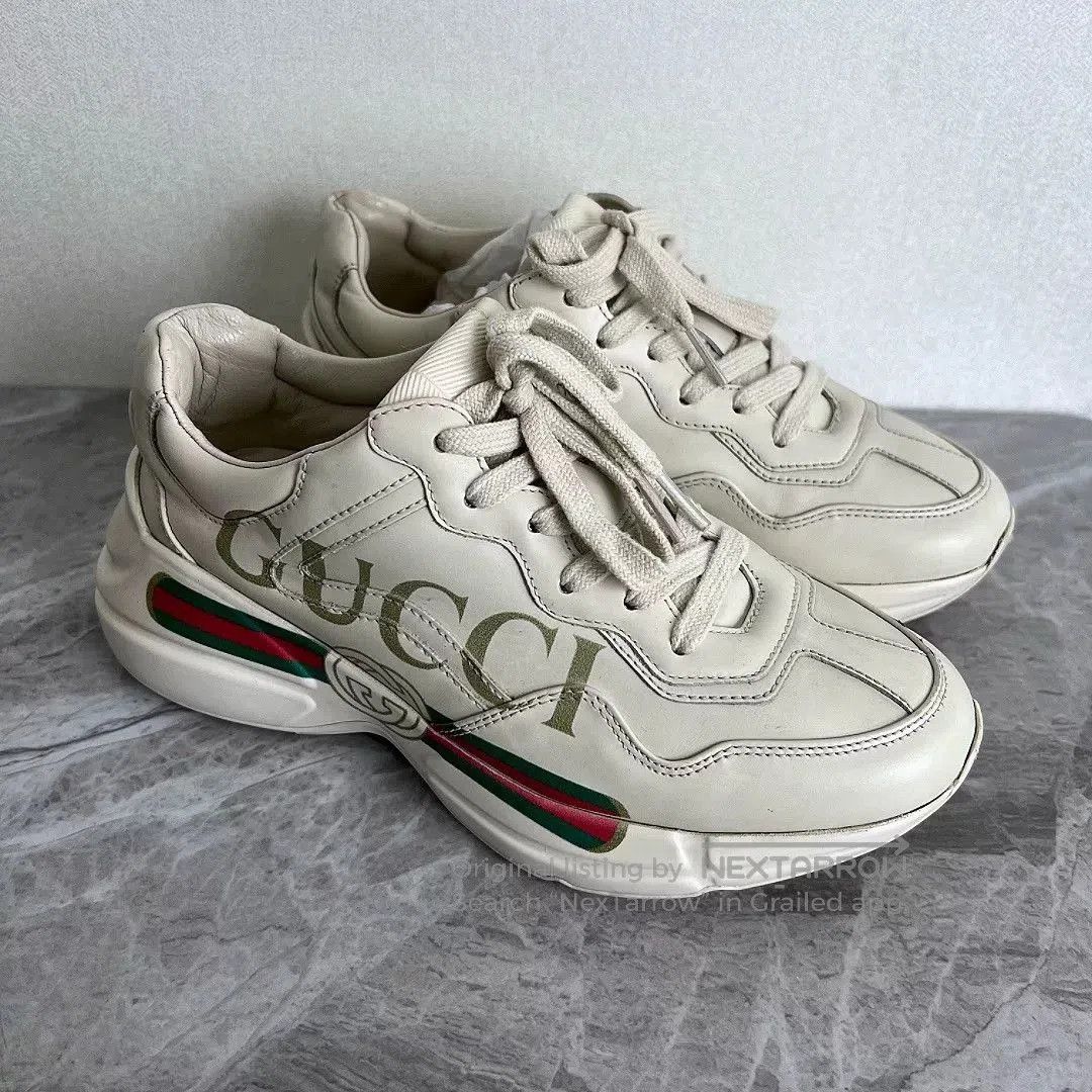 Gucci Gucci Rhyton Logo Sneakers 35.5. Size US 4.5 / IT 34.5 - 3 Thumbnail