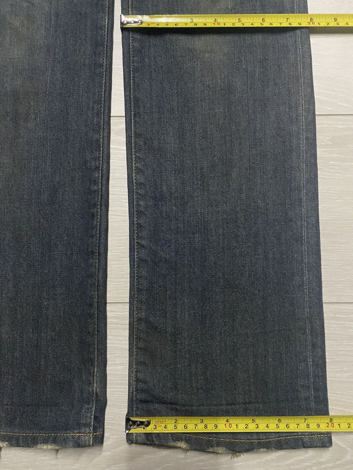 Uniqlo Vintage Japanese Brand Uniqlo Black Denim Boot Slim Jeans Size US 31 - 11 Thumbnail