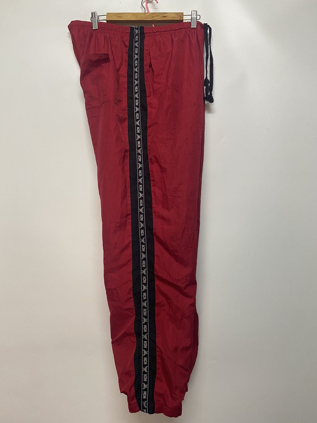 MCM Vintage MCM Sidetape Logo Track Pant Size US 32 / EU 48 - 2 Thumbnail