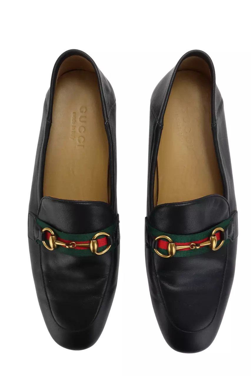 Gucci GUCCI Shoes Men's EU 43 Loafer Leather Slip On Almond Toe Size US 10 / EU 43 - 2 Thumbnail