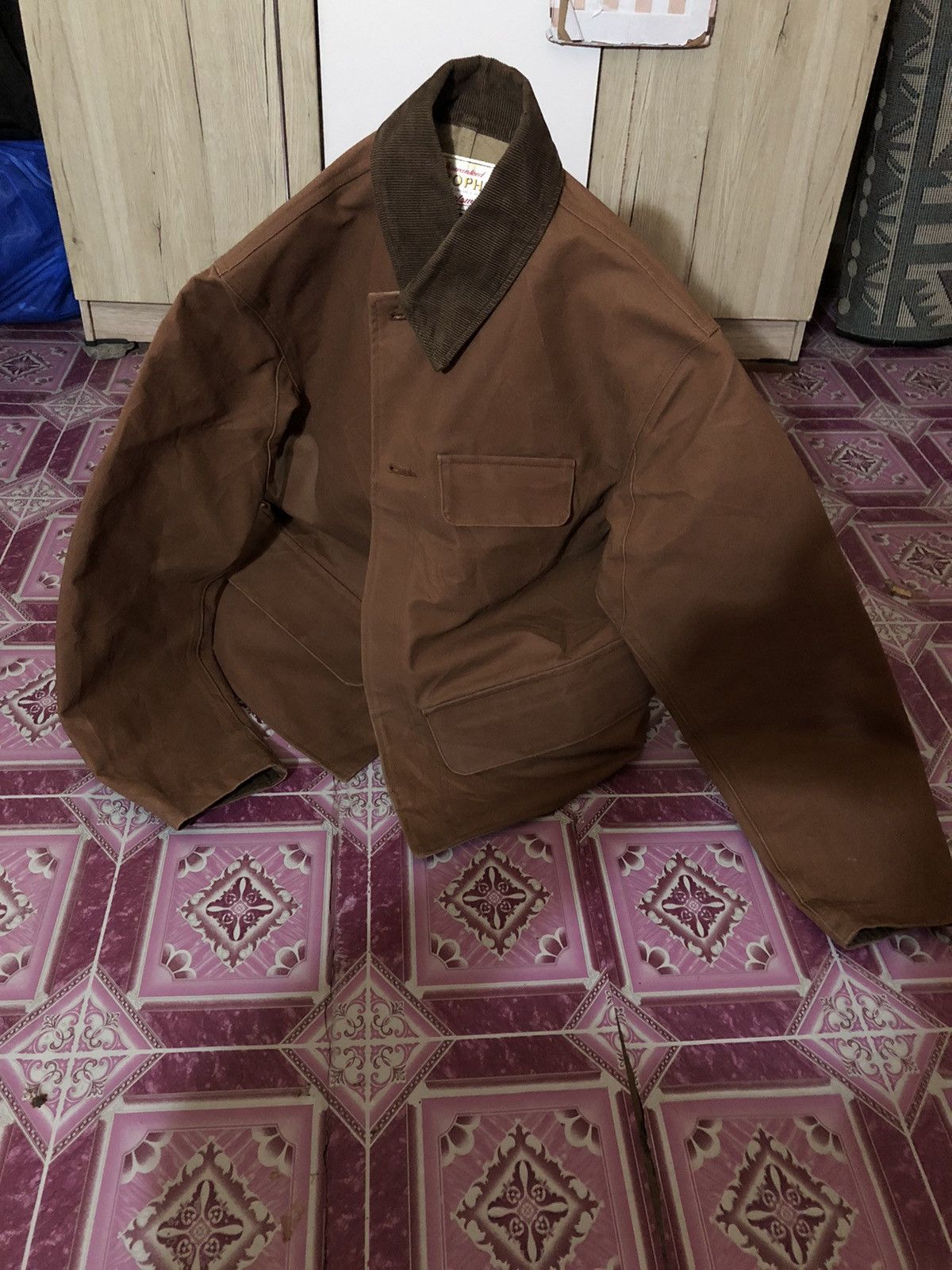Japanese Brand × Trophy Clothing Oiled Hunting Jacket Size US XL / EU 56 / 4 - 3 Thumbnail