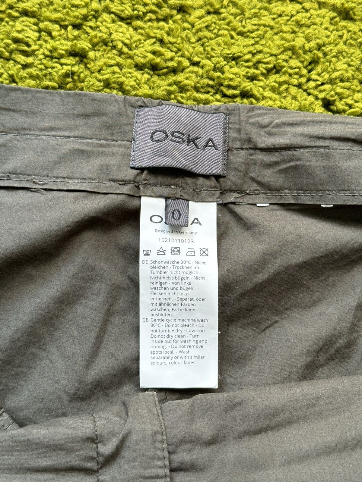 Designer Oska avant garde poplin baggy pants Size 25" / US 0 / IT 36 - 4 Thumbnail