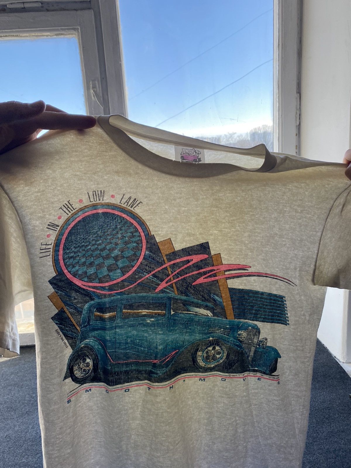 Vintage 🔥1990 Andy’s Smooth Moves Low Rider car art graphic tee m Size US M / EU 48-50 / 2 - 19 Thumbnail