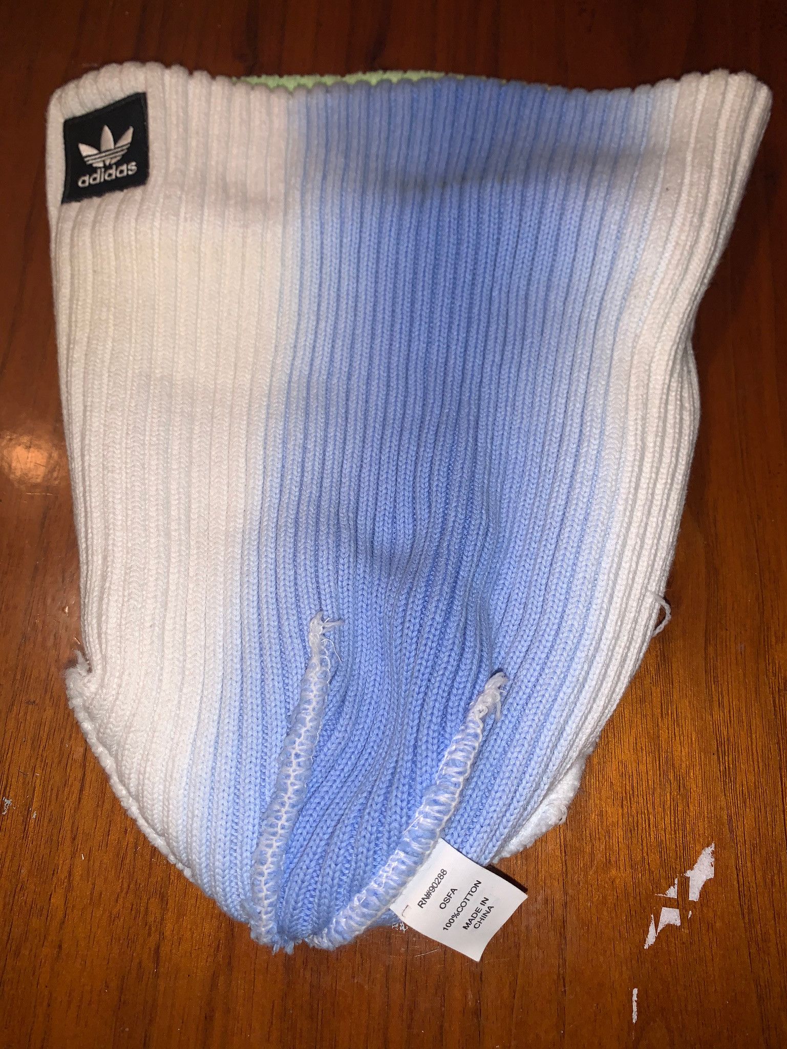 Adidas Adidas Colorwash Green/Blue Beanie Size ONE SIZE - 5 Thumbnail