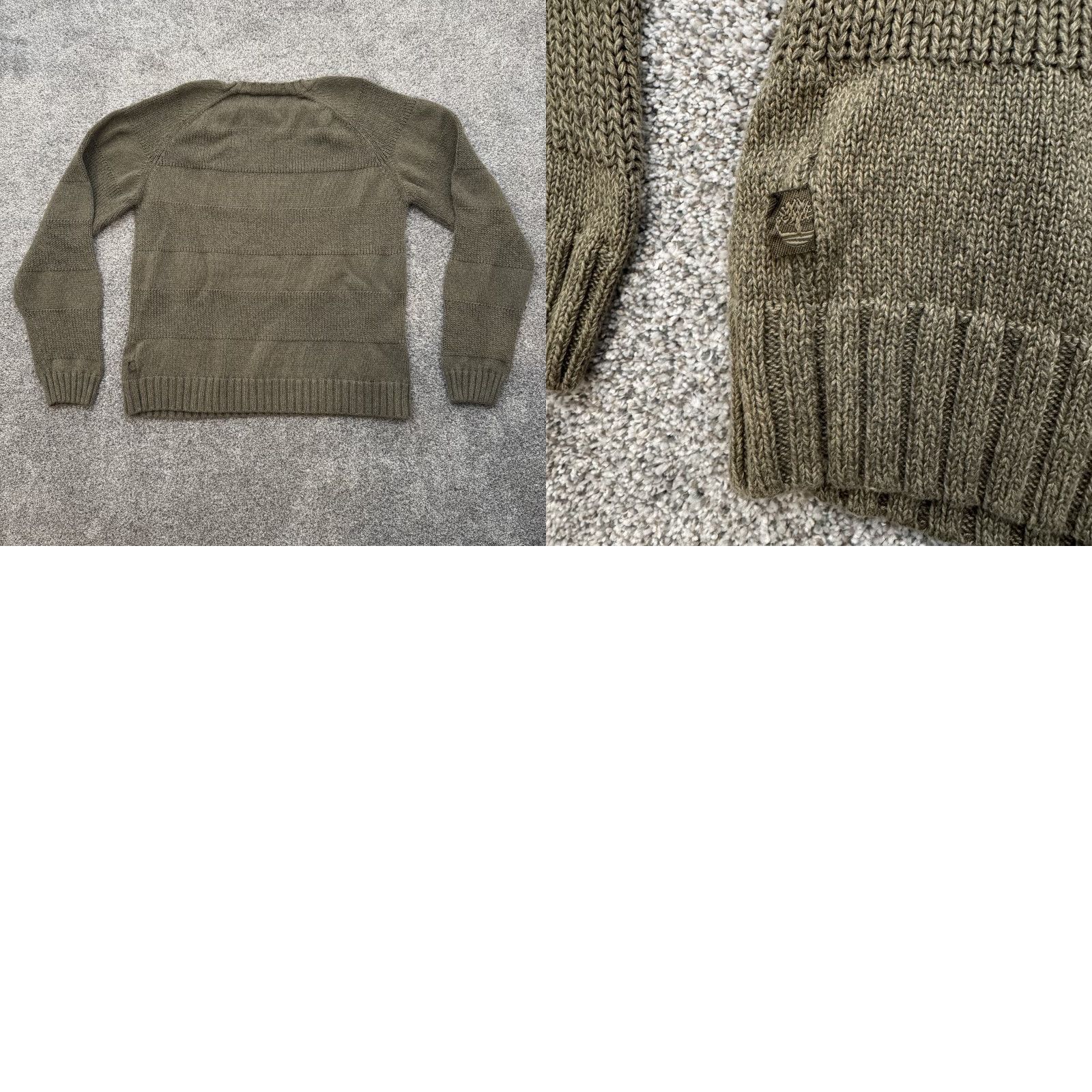 Timberland Timberland Sweater Mens XL Green Olive Knit Pullover Crewneck Cotton Outdoors Size US XL / EU 56 / 4 - 9 Thumbnail