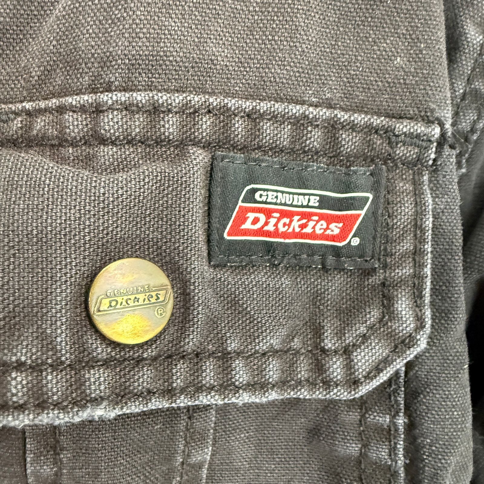 Dickies Vintage Dickies Coat Hoodie Men Large Denim Cotton Black L Size US L / EU 52-54 / 3 - 4 Thumbnail