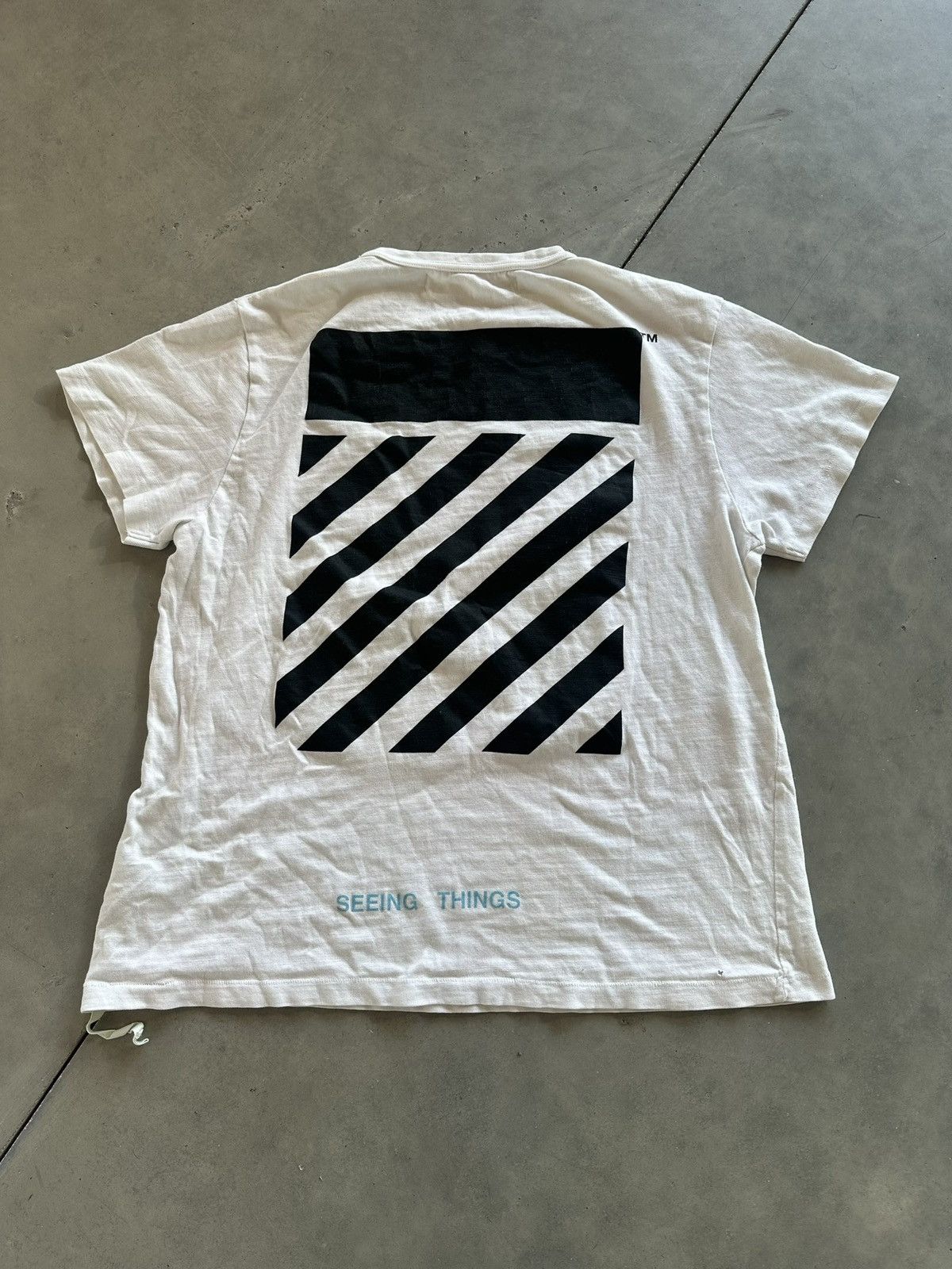 Off-White Off-White Seeing Things Shirt White Size US M / EU 48-50 / 2 - 5 Thumbnail