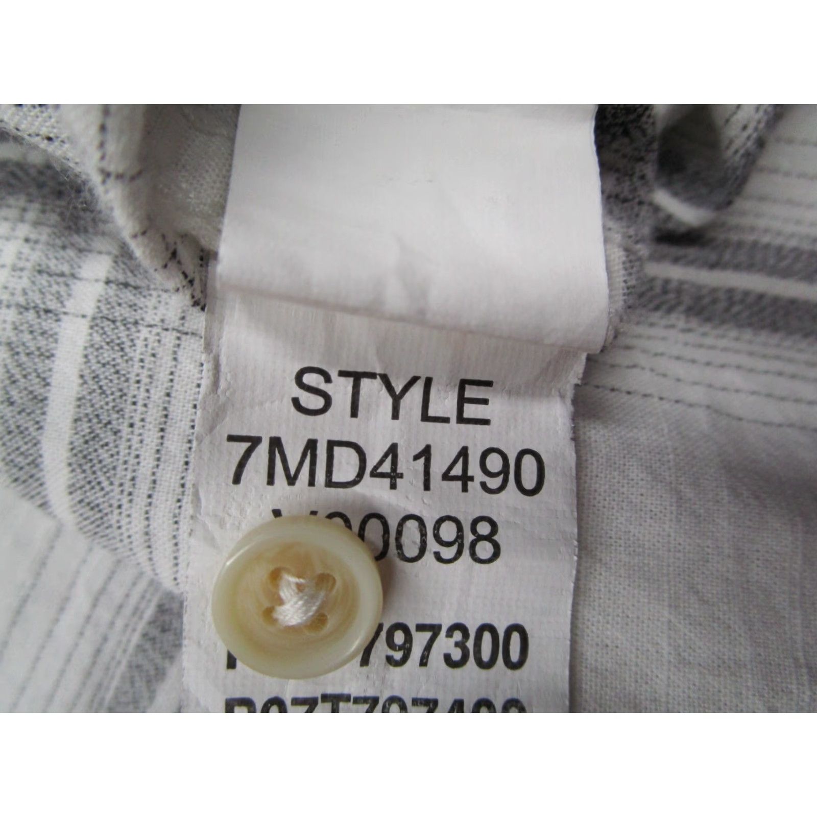 Lucky Brand VINTAGE Lucky Brand Men's Shirt XL White Button Up Western Cowboy Plaid 2010s Size US XL / EU 56 / 4 - 5 Thumbnail