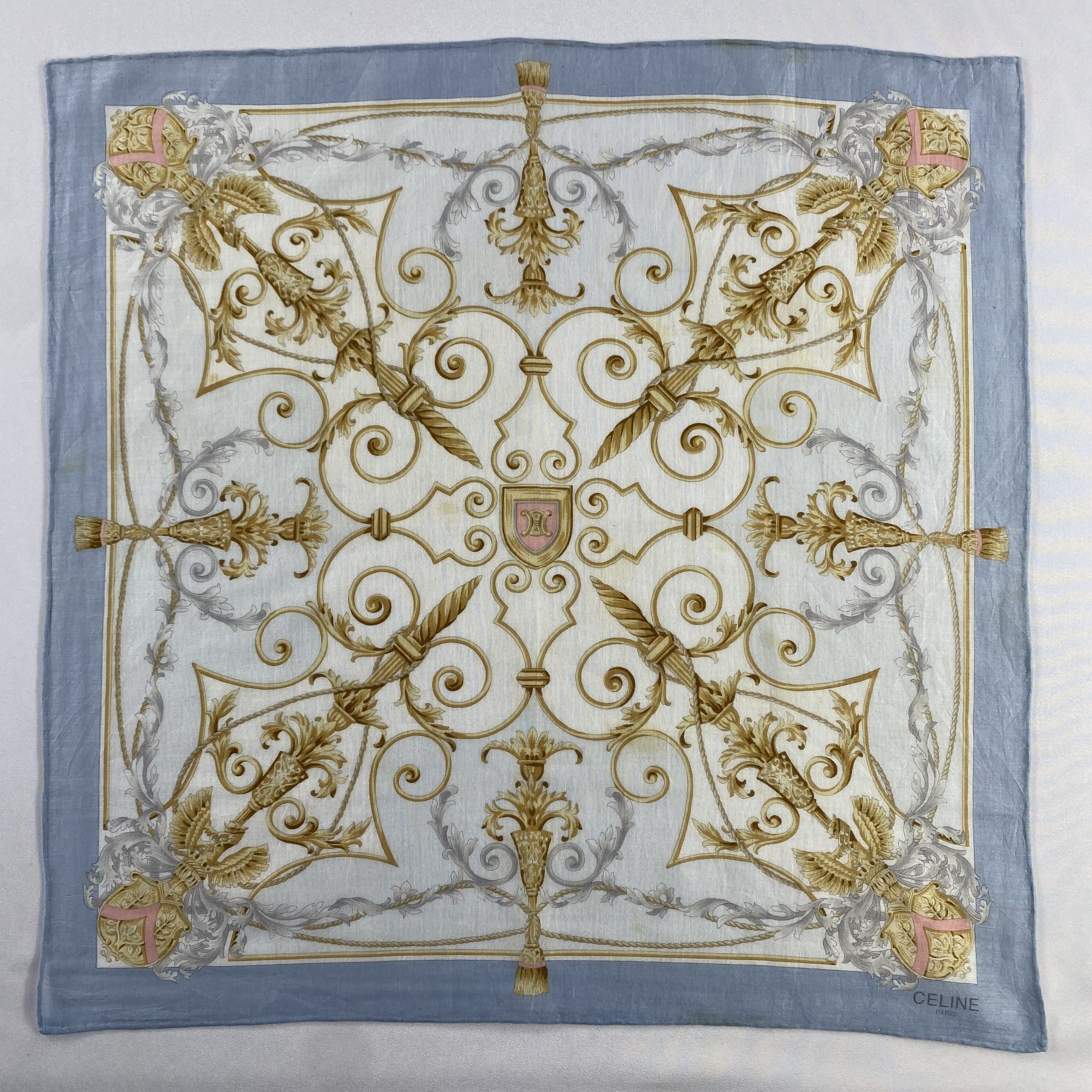 Celine × Vintage Celine Bandana/ Handkerchief / Neckerchief-P1302 Size ONE SIZE - 1 Thumbnail