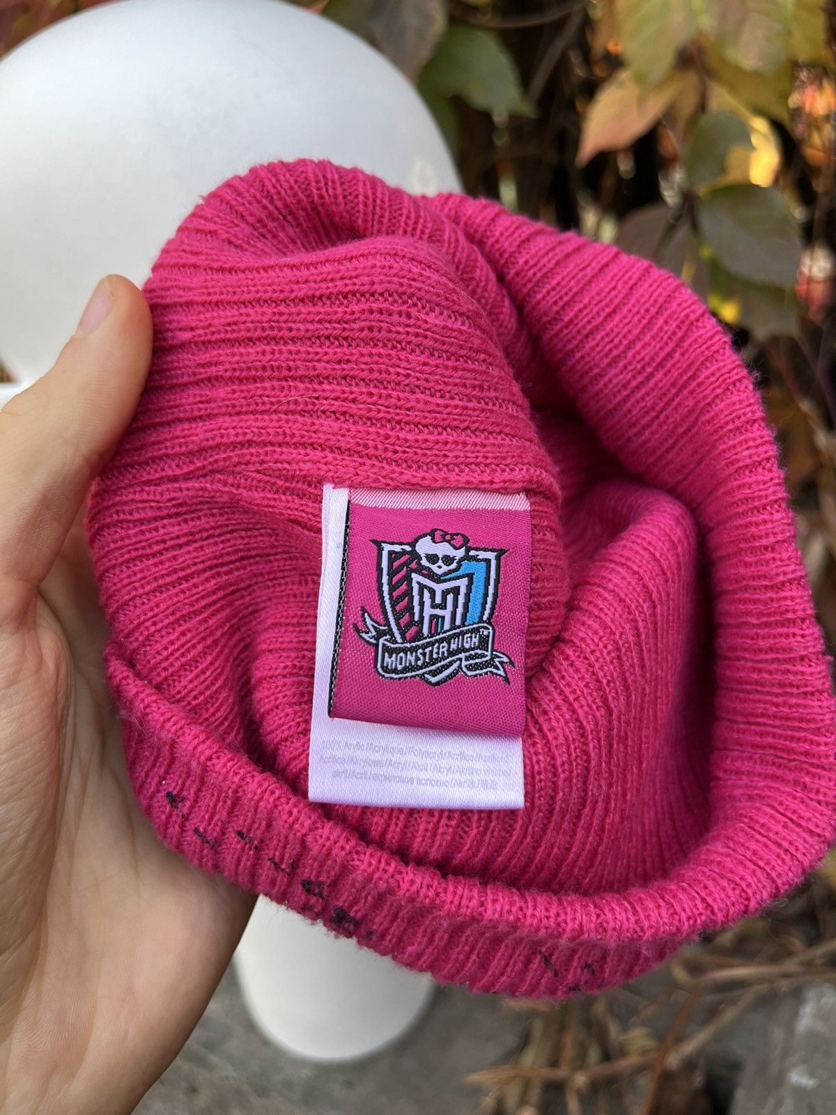 Cartoon Network Monster High y2k Skull Beanie Hat Size ONE SIZE - 5 Thumbnail