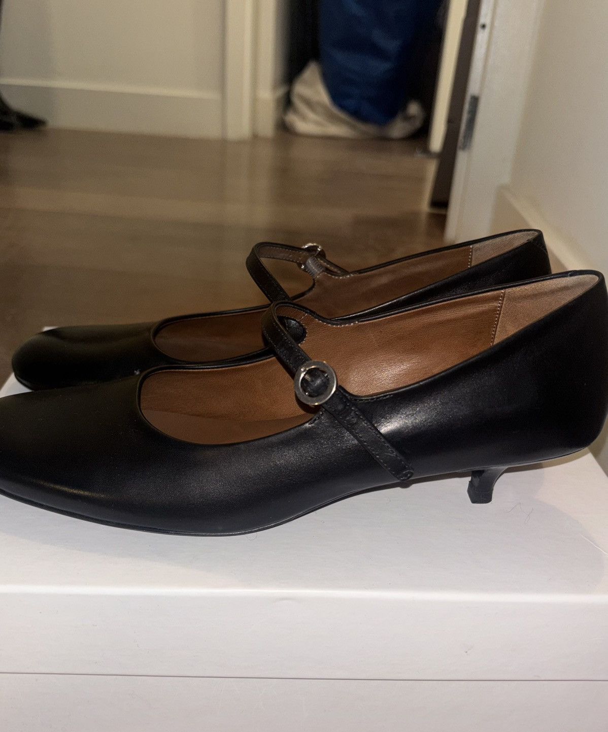Marsell Spianata Black Leather Pumps Size US 8 / IT 38 - 4 Thumbnail