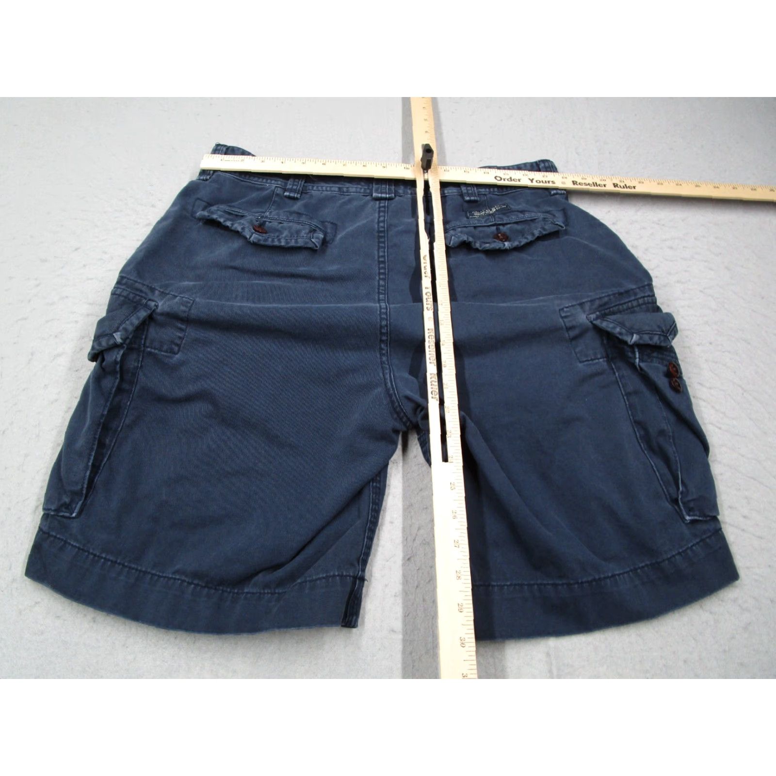 Polo Ralph Lauren Polo Ralph Lauren Shorts Mens 35 Blue Cargo 10" Walk Military Chino Skate Shirt? Size US S / EU 44-46 / 1 - 5 Thumbnail