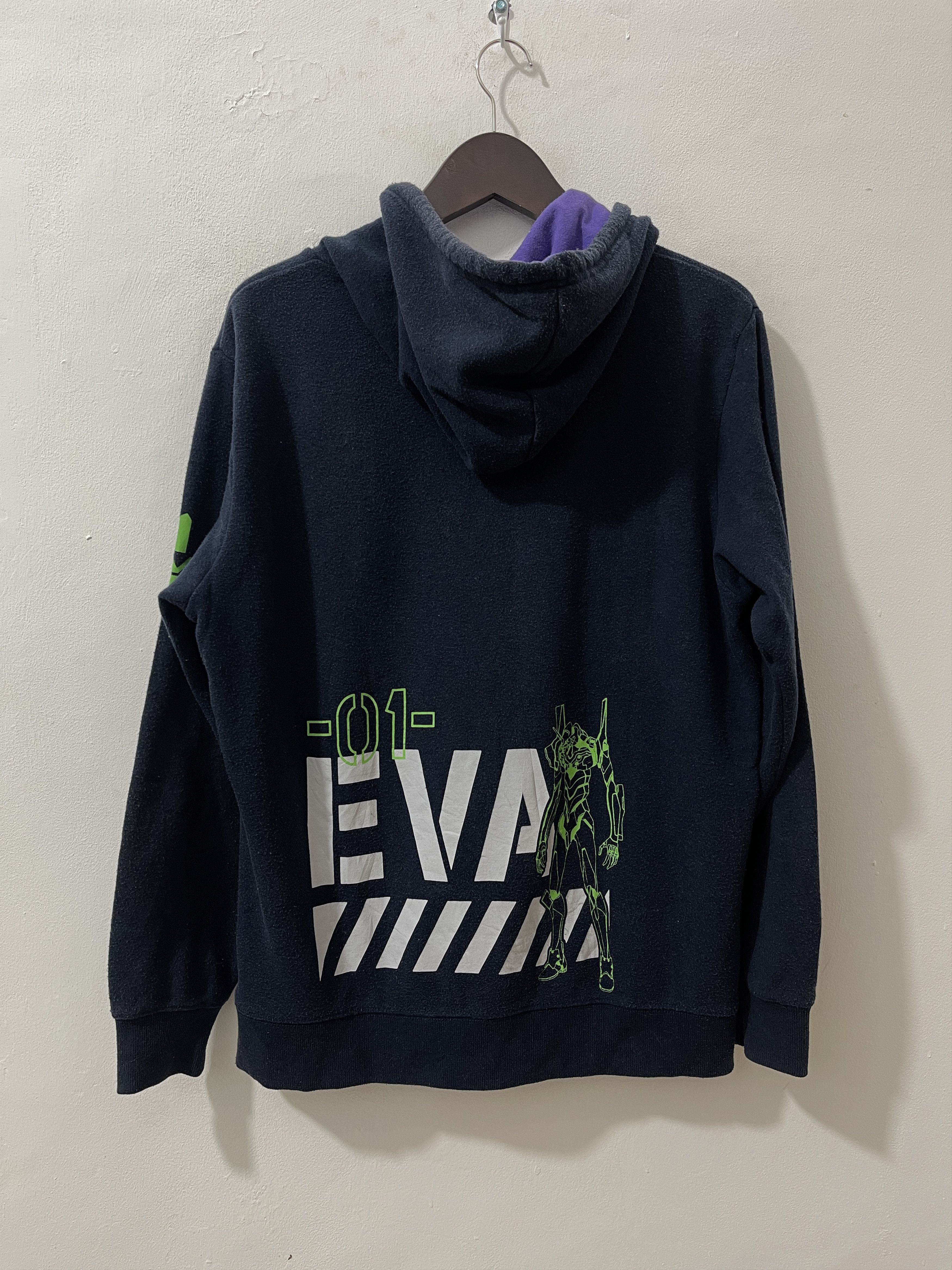 Anime Vintage 2000s Evangelion Japan Anime Archive Pullover Hoodie Size US XL / EU 56 / 4 - 6 Thumbnail