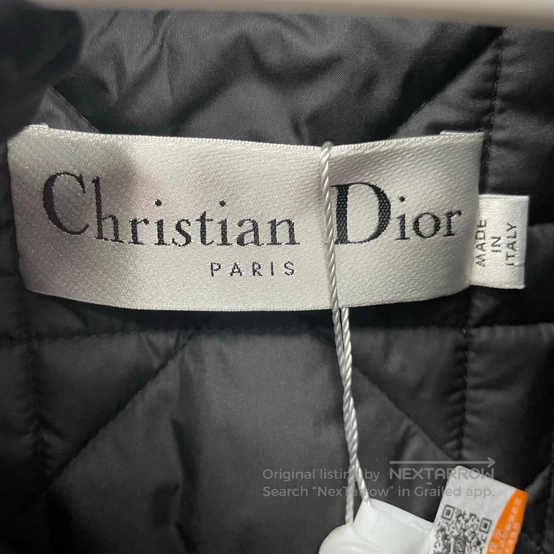 Dior Dior Black Two-Piece Workwear Cotton Coat with Faux Fur Co Size XS / US 0-2 / IT 36-38 - 3 Thumbnail
