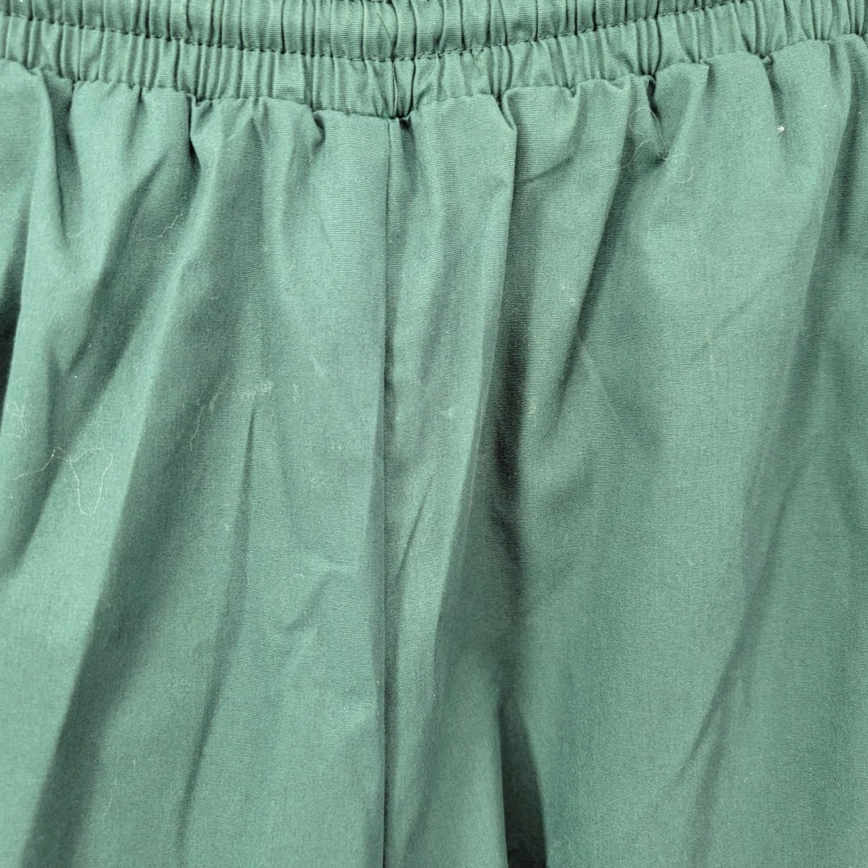 Logo 7 Vintage Nikken pants Mens Large Polyester Cotton Green Logo Track windbreaker Size US 33 - 7 Thumbnail