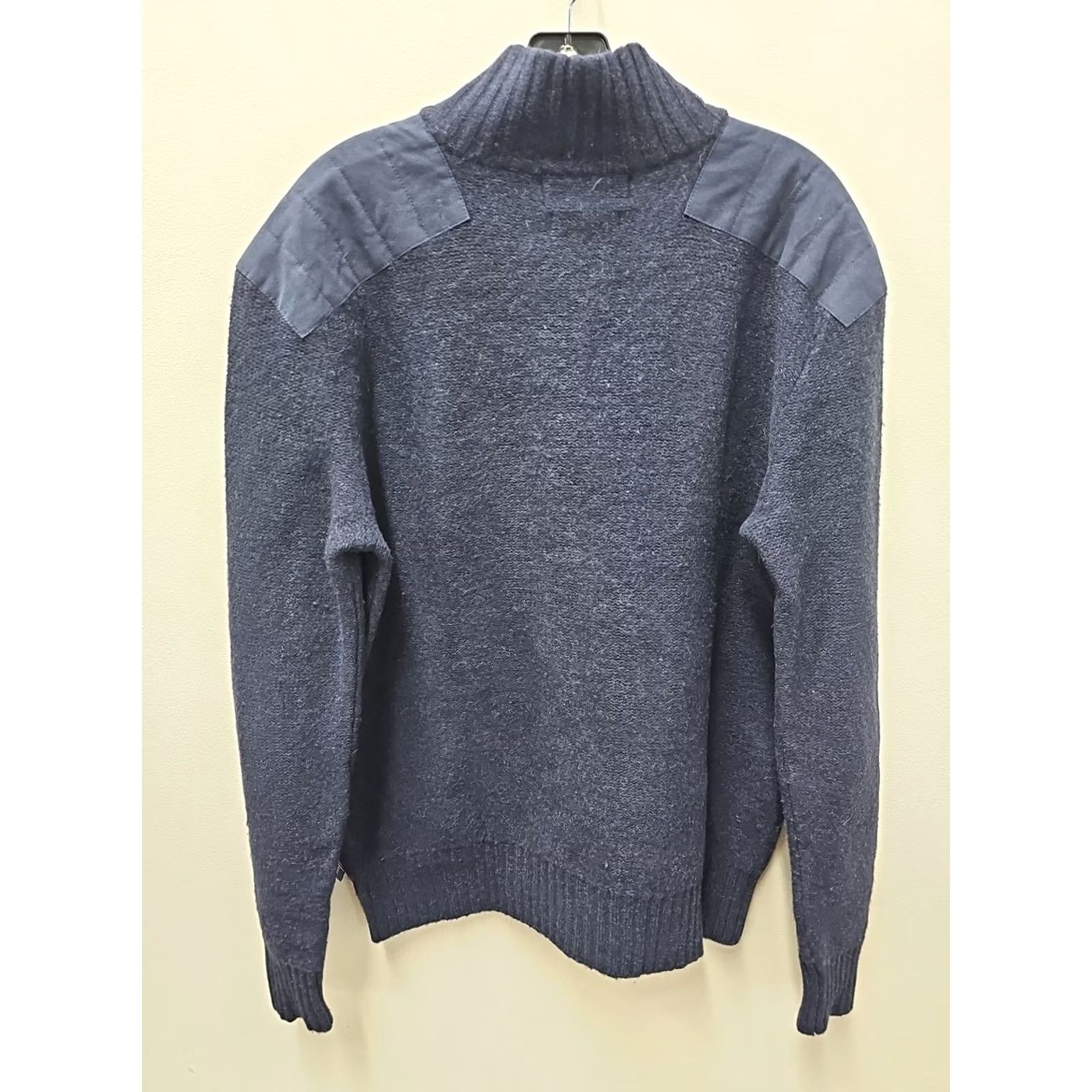 Polo Ralph Lauren VINTAGE Polo Ralph Lauren Sweater Mens Medium Blue Wool Commando Military 90s Size US M / EU 48-50 / 2 - 4 Thumbnail