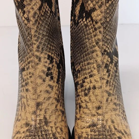Jimmy Choo Jimmy Choo Bryelle 85 Dijon Snake Print Leather Boots - EU36 Size US 6 / IT 36 - 10 Thumbnail