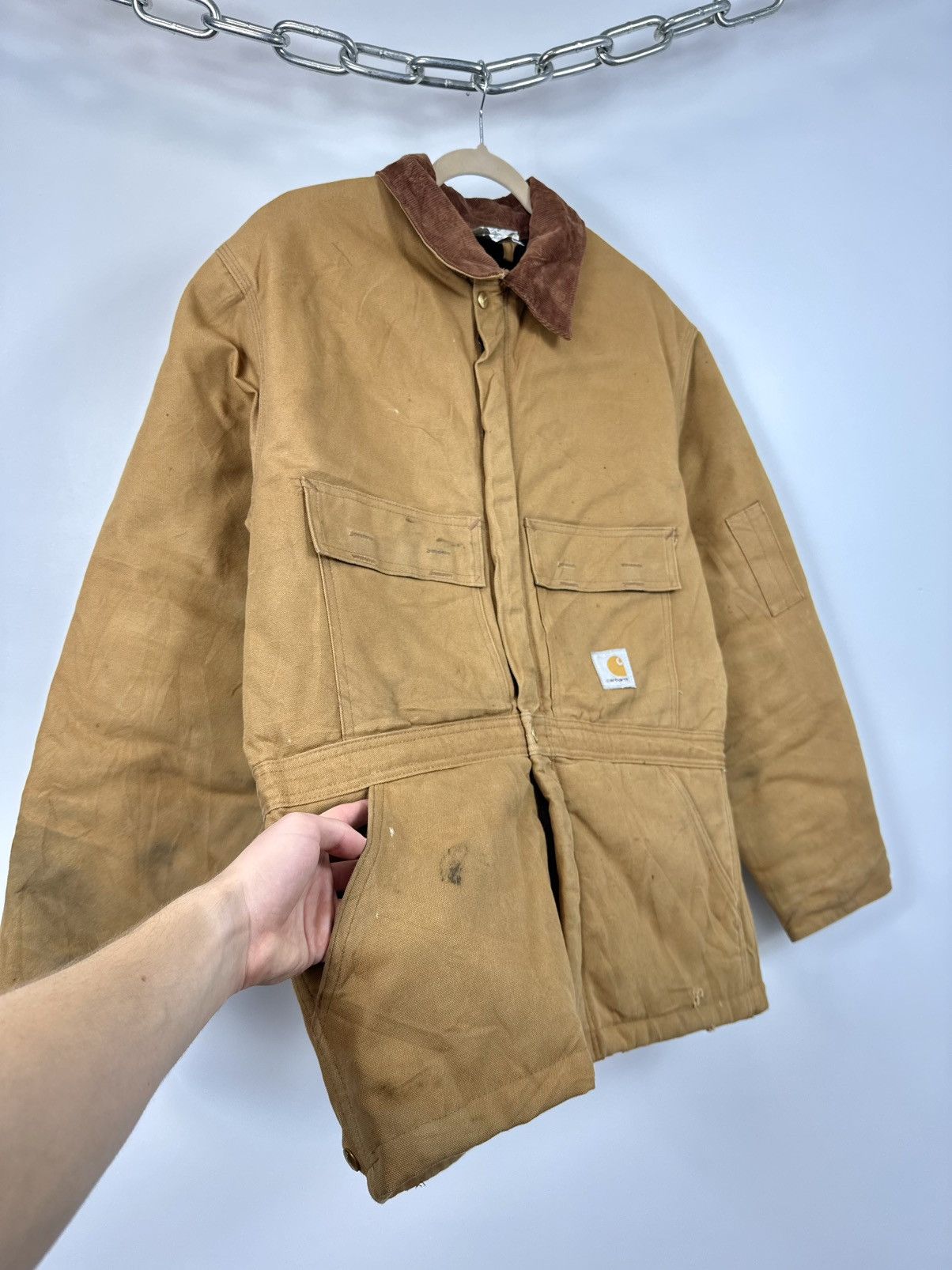 Carhartt Vintage 90s Carhartt USA Lined Utility Arctic Detroit Jacket Size US L / EU 52-54 / 3 - 6 Thumbnail