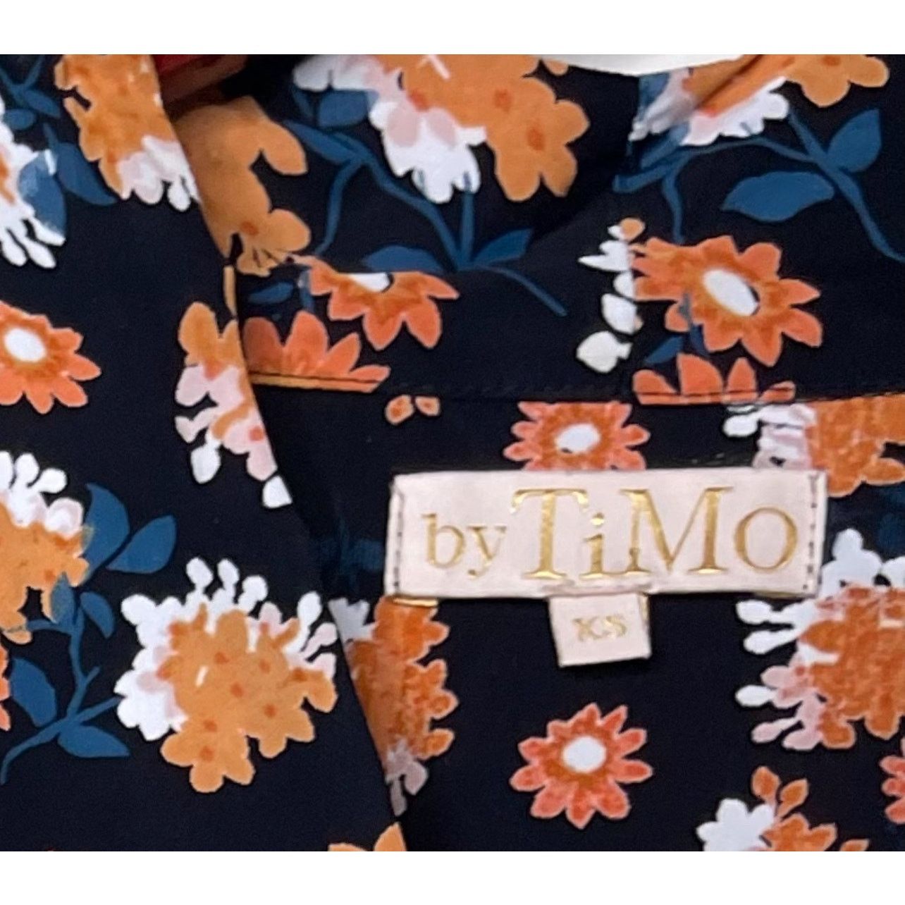 Other ByTimo Vintage Drape V Neck Dress Poppyfield Floral Black XS Size XS / US 0-2 / IT 36-38 - 11 Thumbnail