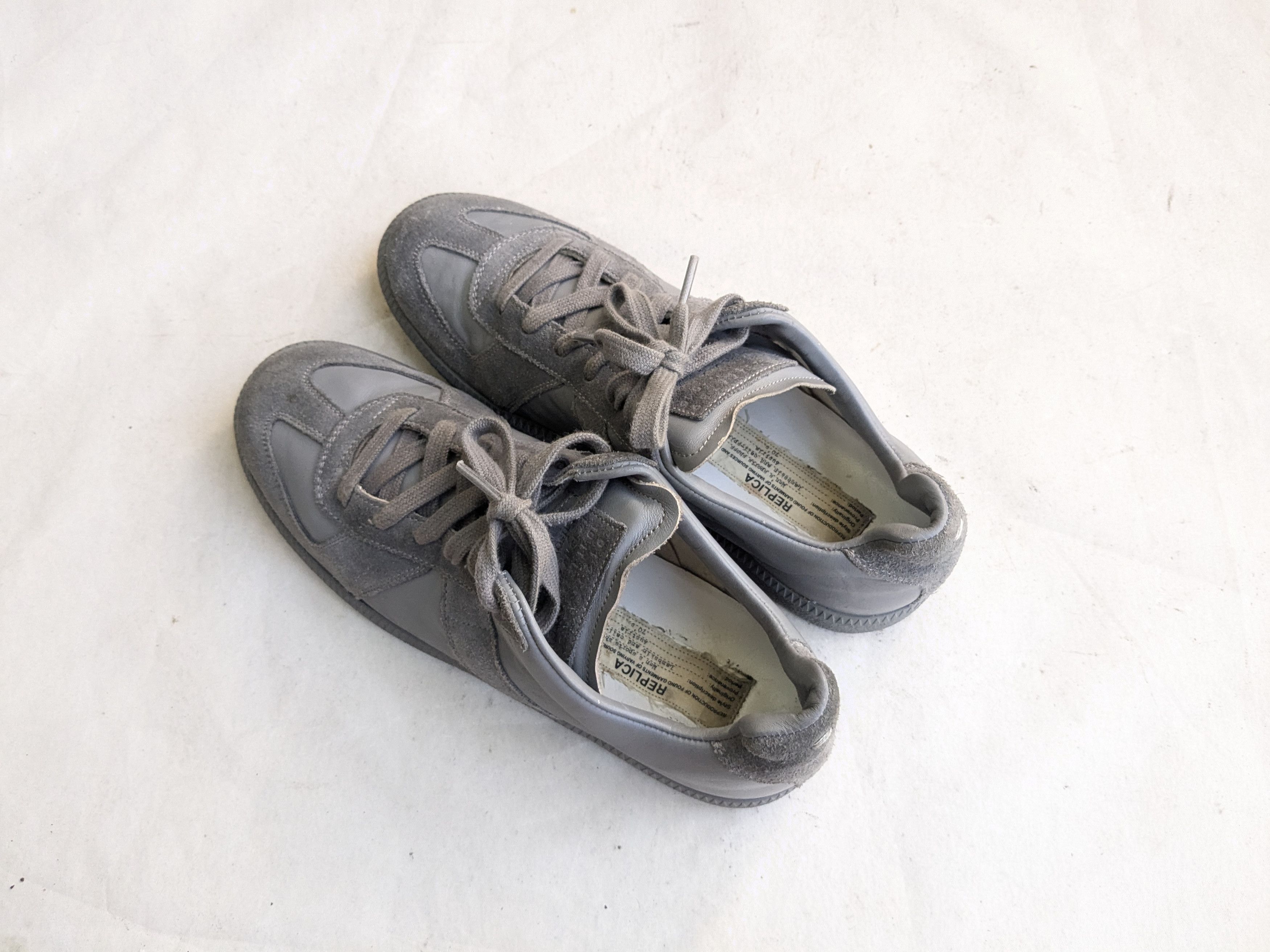 Maison Margiela Maison Margiela Gat Sneaker Low Gray 40 7 Suede Size US 7 / EU 40 - 17 Thumbnail