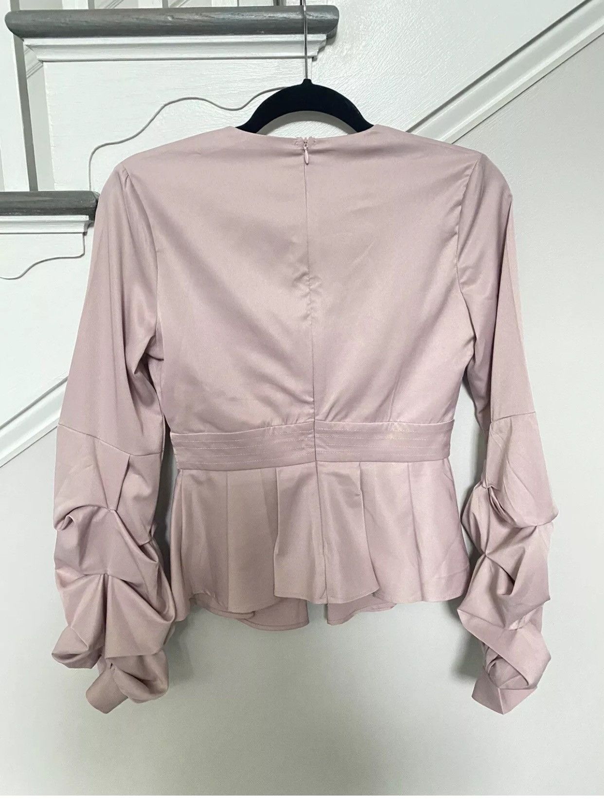 Other BANJUL V Neck Ruffle Sleeve Peplum Blouse Size S / US 4 / IT 40 - 9 Thumbnail