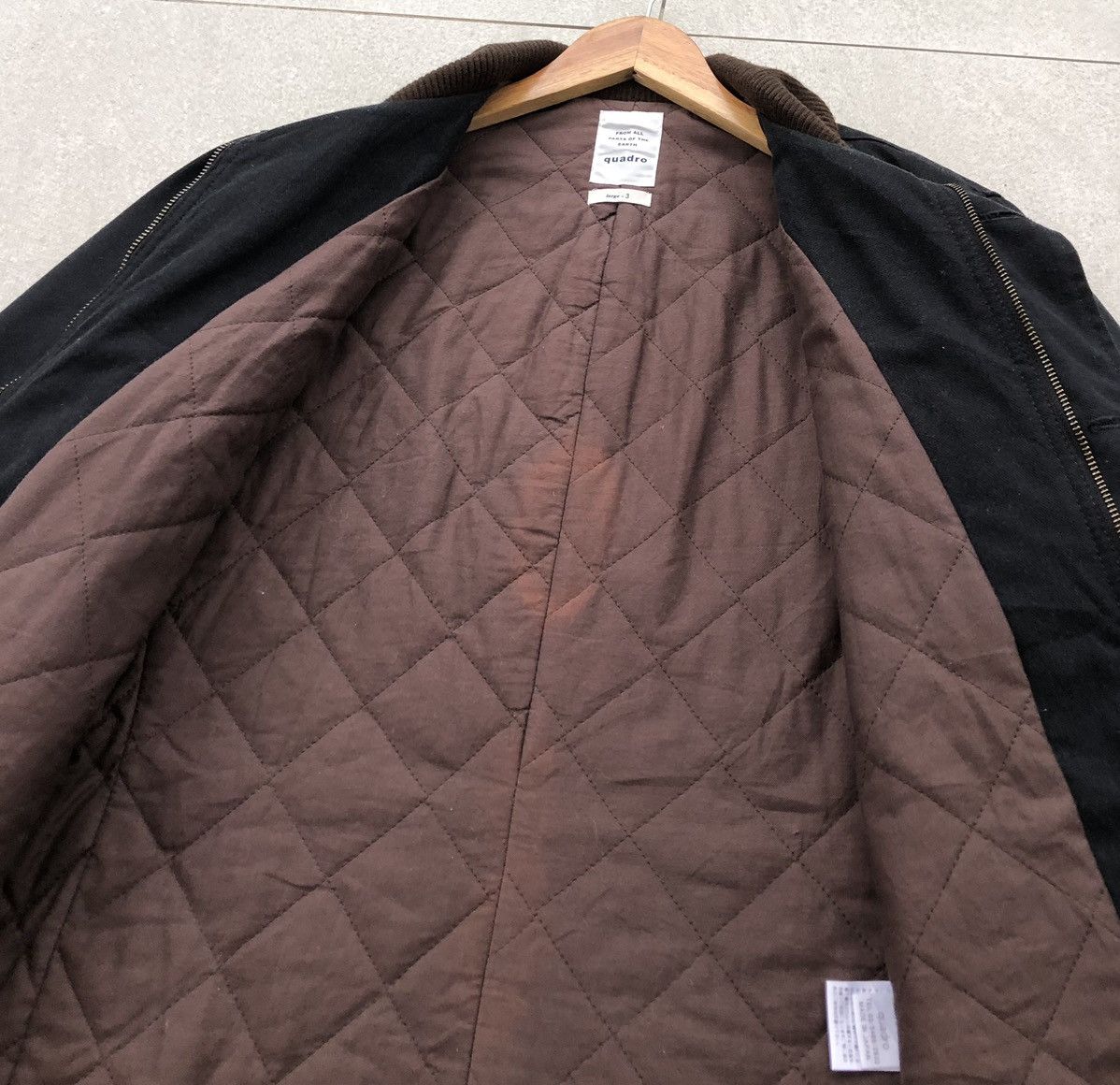 Japanese Brand QUADRO JAPAN All Part Of The Earth Canvas Outer Chore Jacket Size US M / EU 48-50 / 2 - 15 Thumbnail