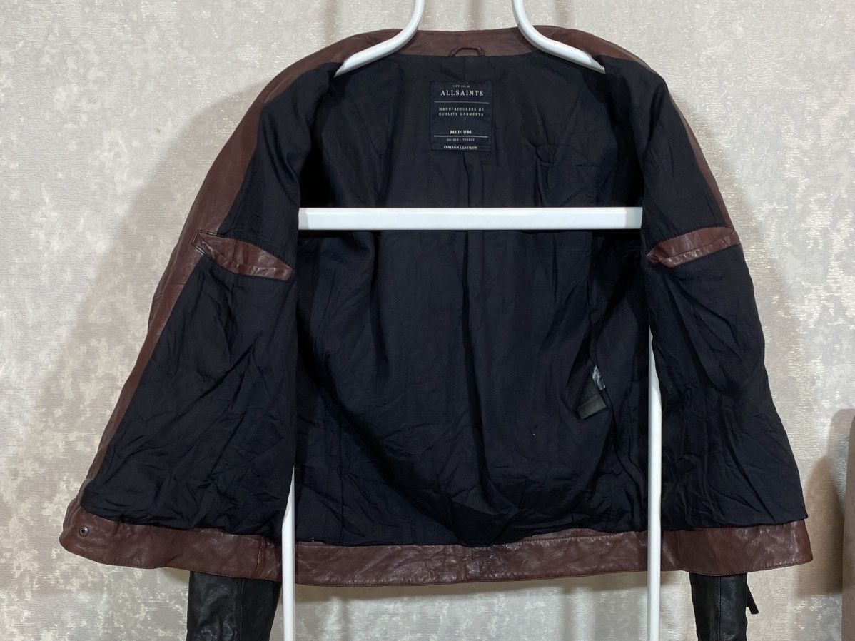 Allsaints × Diesel Allsaints Men Leather Jacket Size US M / EU 48-50 / 2 - 8 Thumbnail