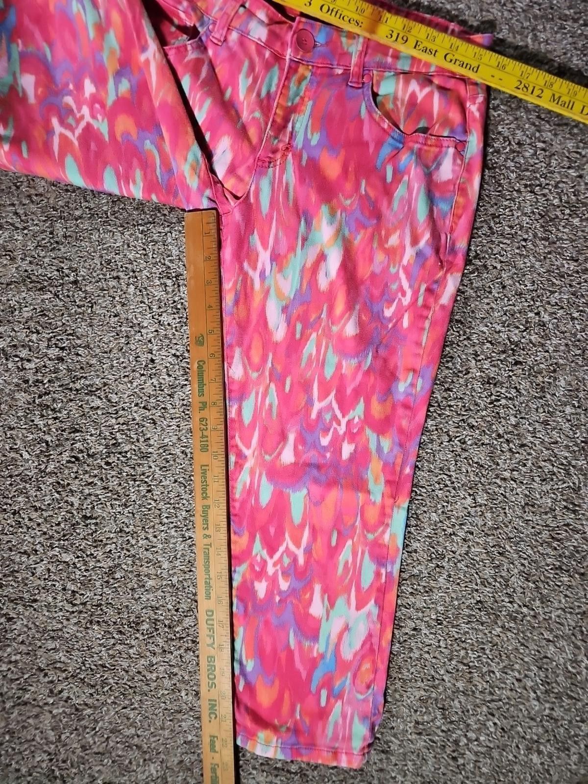 Other Bandolino Sz 8 Bright Tie Dye Pants Size 30" / US 8 / IT 44 - 5 Thumbnail