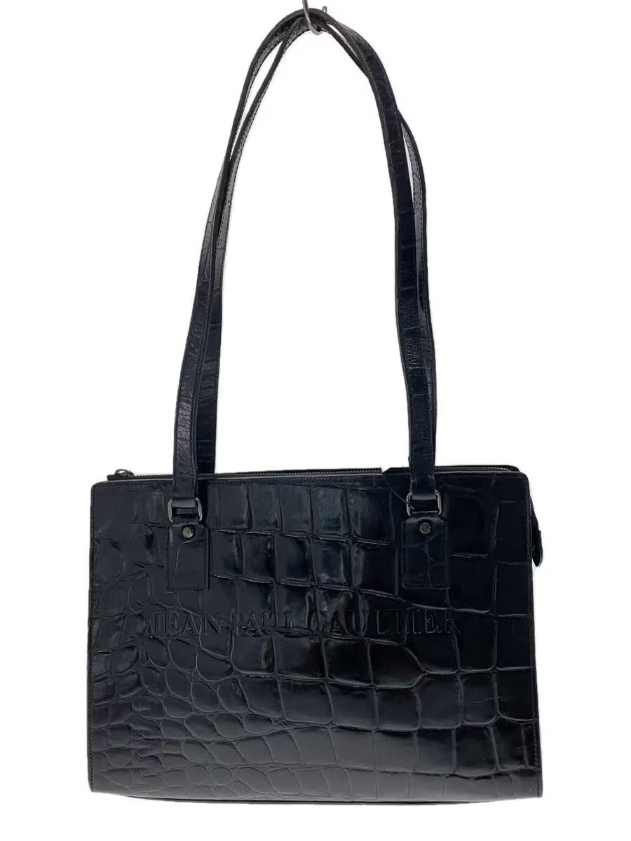 Jean Paul Gaultier Crocodile Embossed Leather Shoulder Bag Size ONE SIZE - 1 Thumbnail