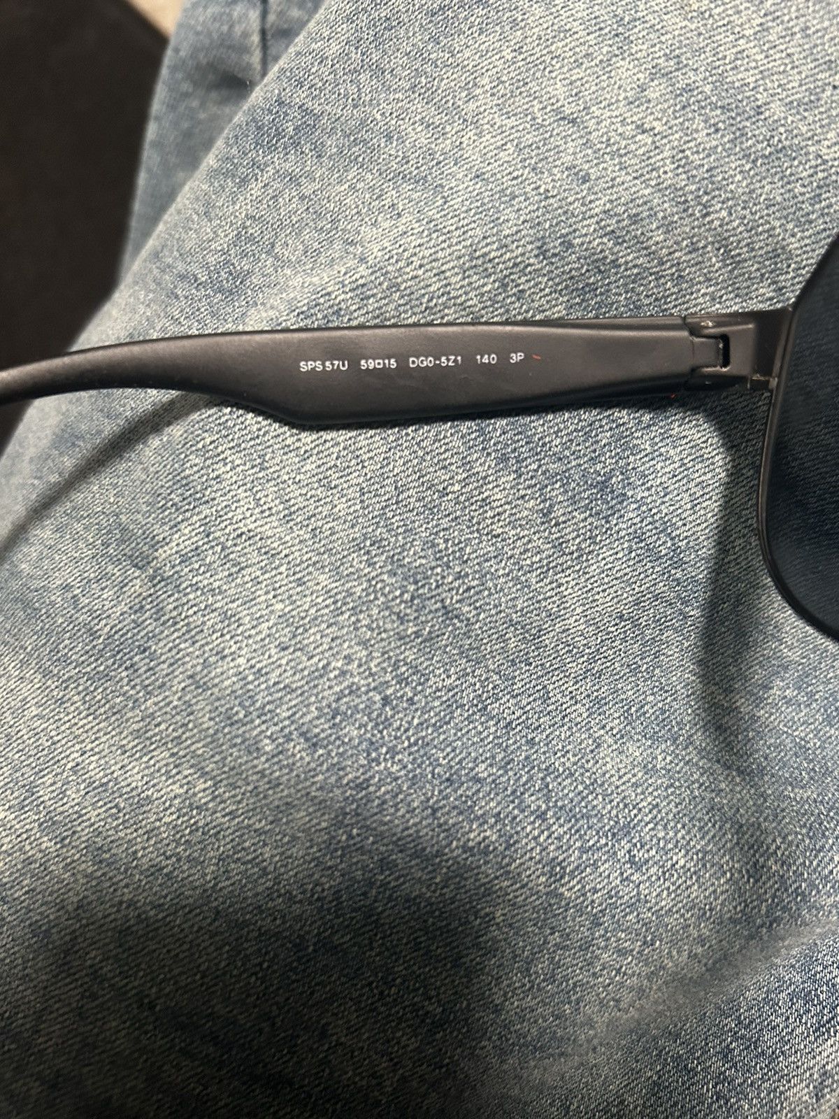 Prada POLARIZED NEW PRADA Linea Rossa Black Grey Sunglasses Size ONE SIZE - 8 Thumbnail