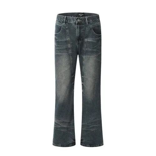Anime × Japanese Brand × Jean High street washed distressed ripped flared jeans y2k Size US 32 / EU 48 - 1 Thumbnail