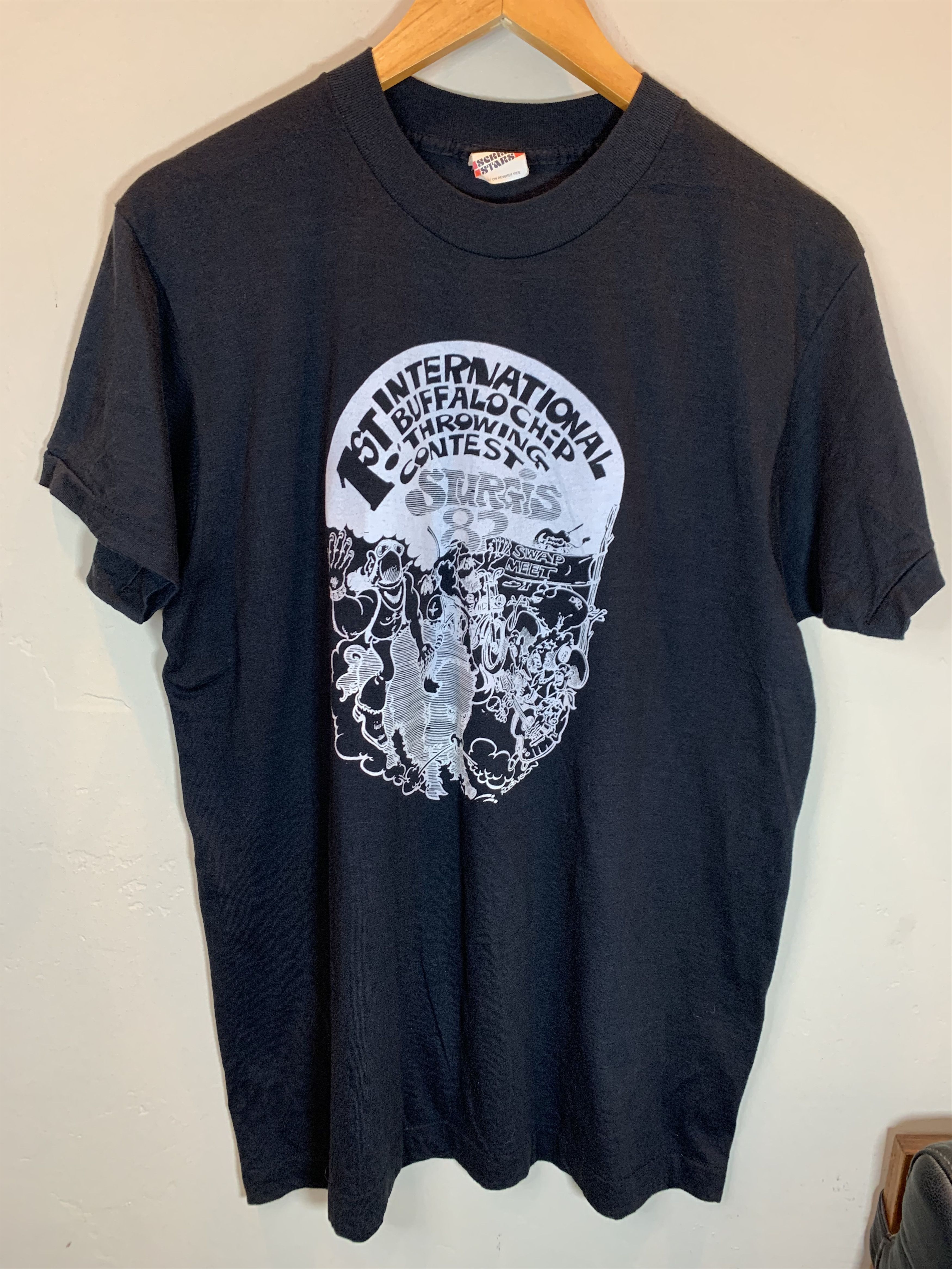 RARE Vintage 1982 Sturgis Buffalo Chip Jerry Lee Lewis Shirt