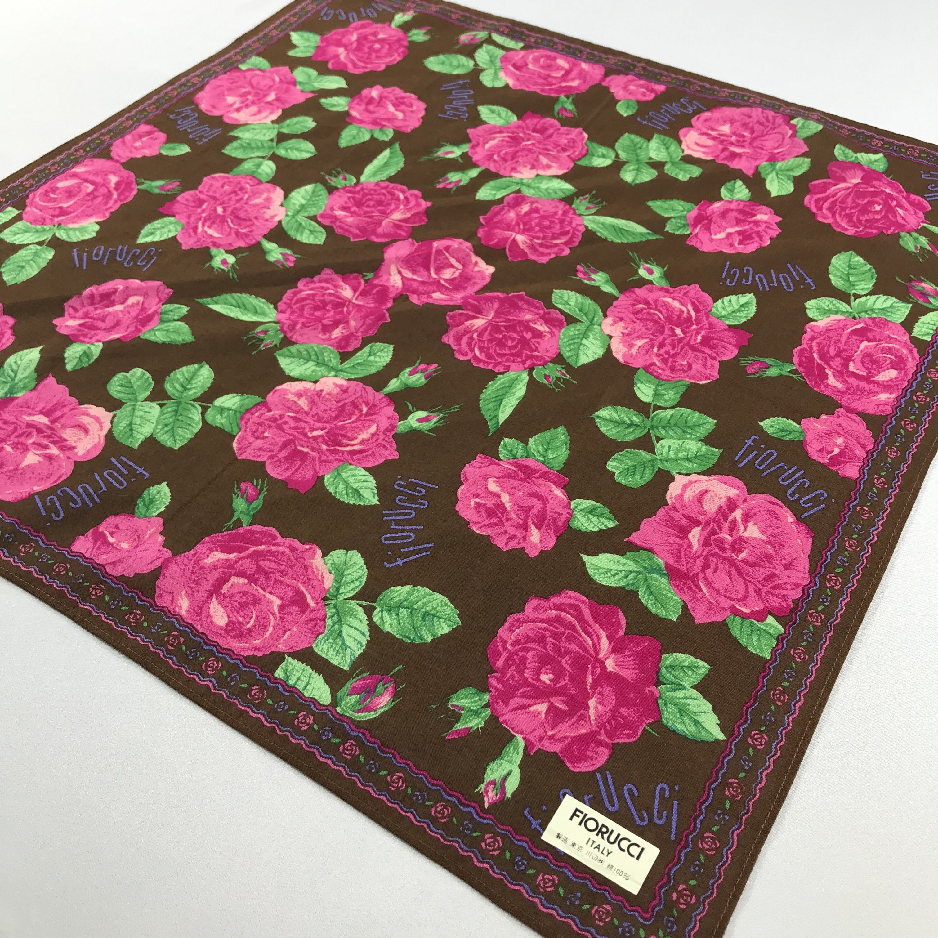 Fiorucci × Vintage Fiorucci Bandana / Handkerchief / Neckerchief - S2141 Size ONE SIZE - 2 Thumbnail