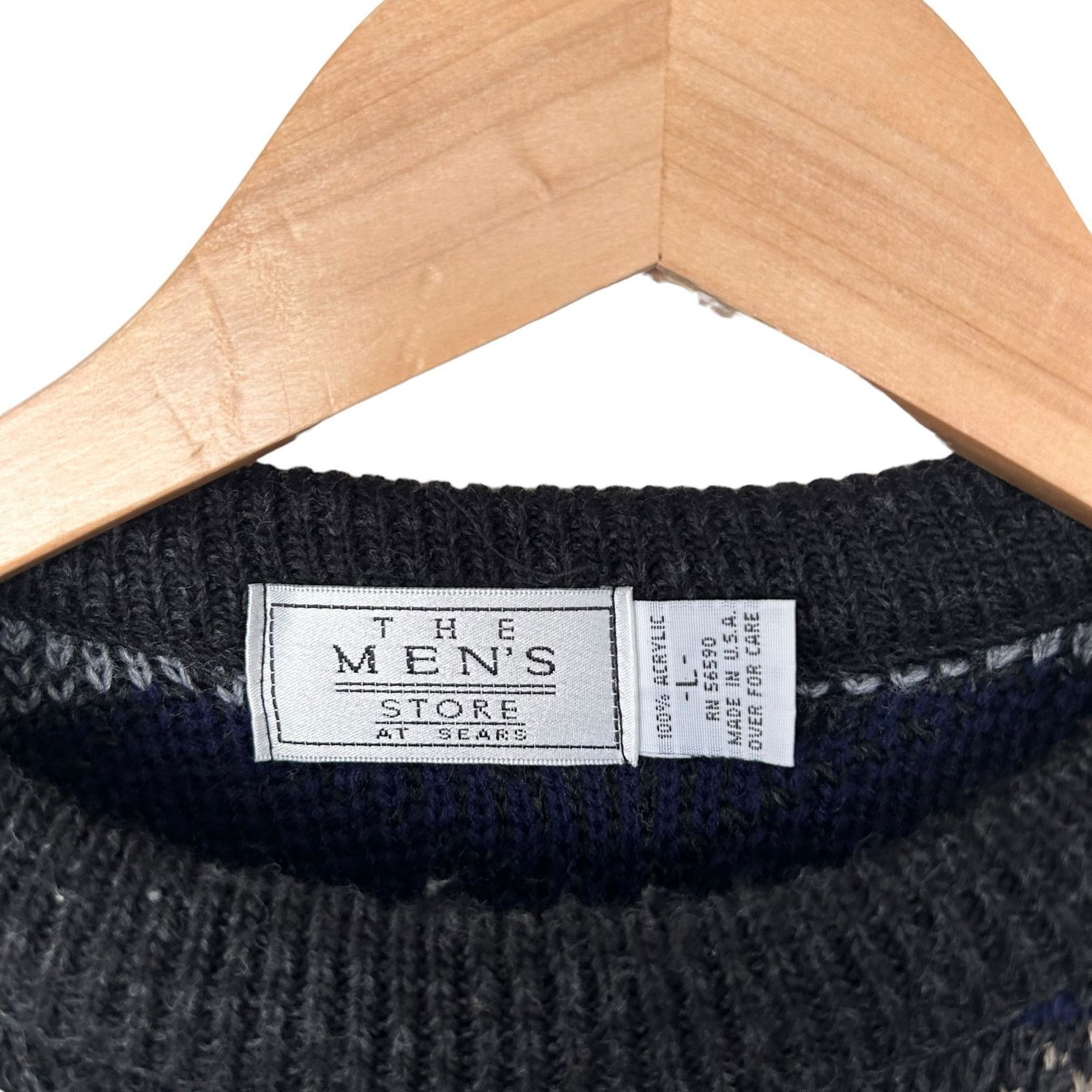 Vintage Vintage Sears Men’s Store Western Grandpa Sweater Sz L Size US L / EU 52-54 / 3 - 2 Thumbnail
