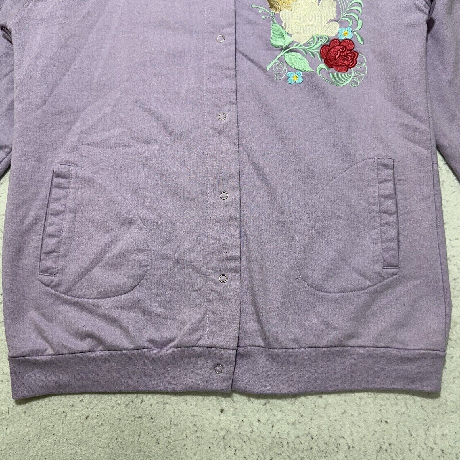 Other CW Classics Large Button Grandma Cardigan Sweater Lavender Size L / US 10 / IT 46 - 6 Thumbnail