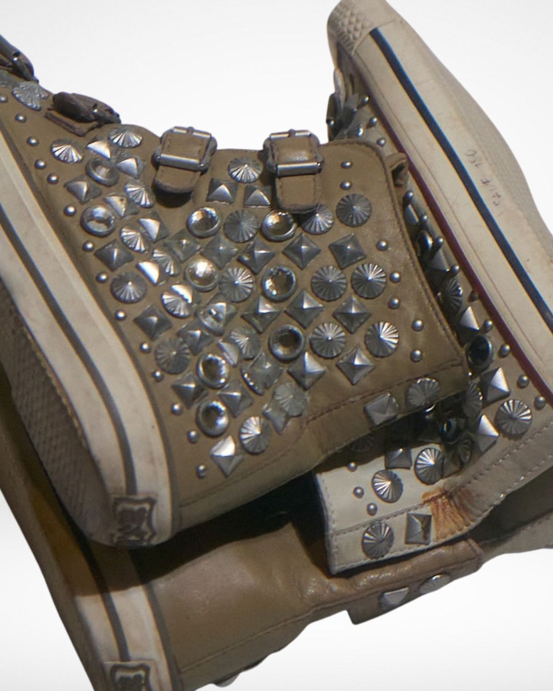 ASH ASH Studded Couple Zip Trainers Set Size US 7 / EU 40 - 8 Thumbnail