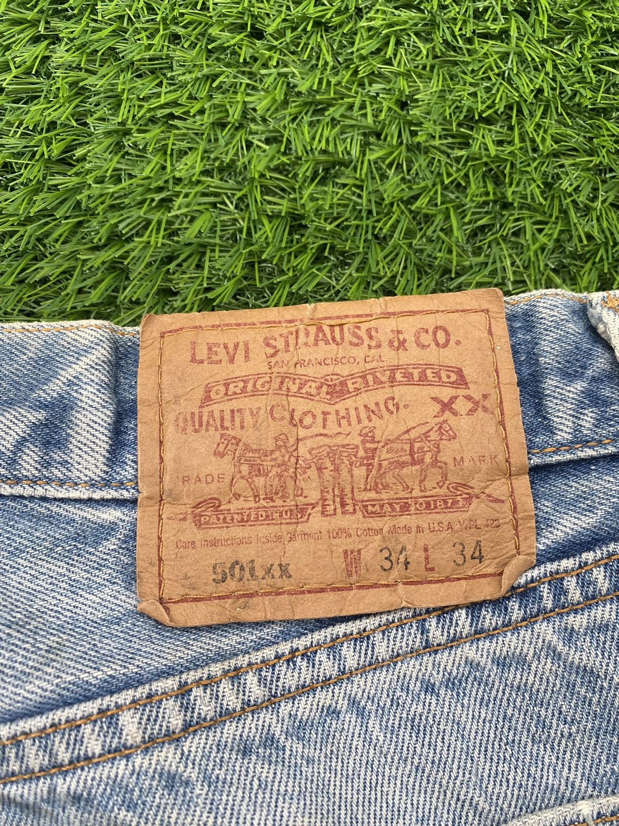 Levi's Vintage Levis 501xx Distressed Pant Size US 32 / EU 48 - 10 Thumbnail