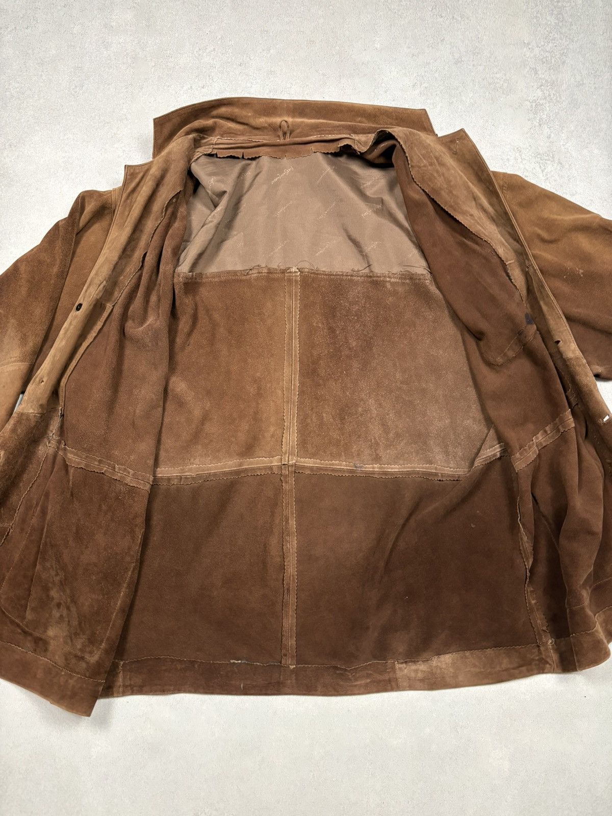 Yves Saint Laurent Yves Saint Laurent Archive 80s Suede Work Jacket YSL Vintage Size US XL / EU 56 / 4 - 16 Thumbnail