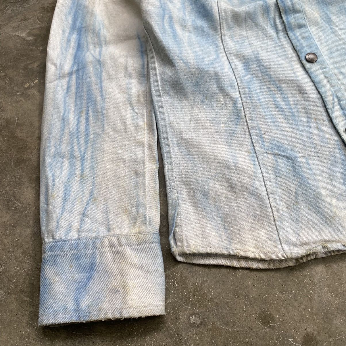 Tornado Mart 2000s Culture Custom Vkei Style Abstract Denim Jacket Size US M / EU 48-50 / 2 - 8 Thumbnail