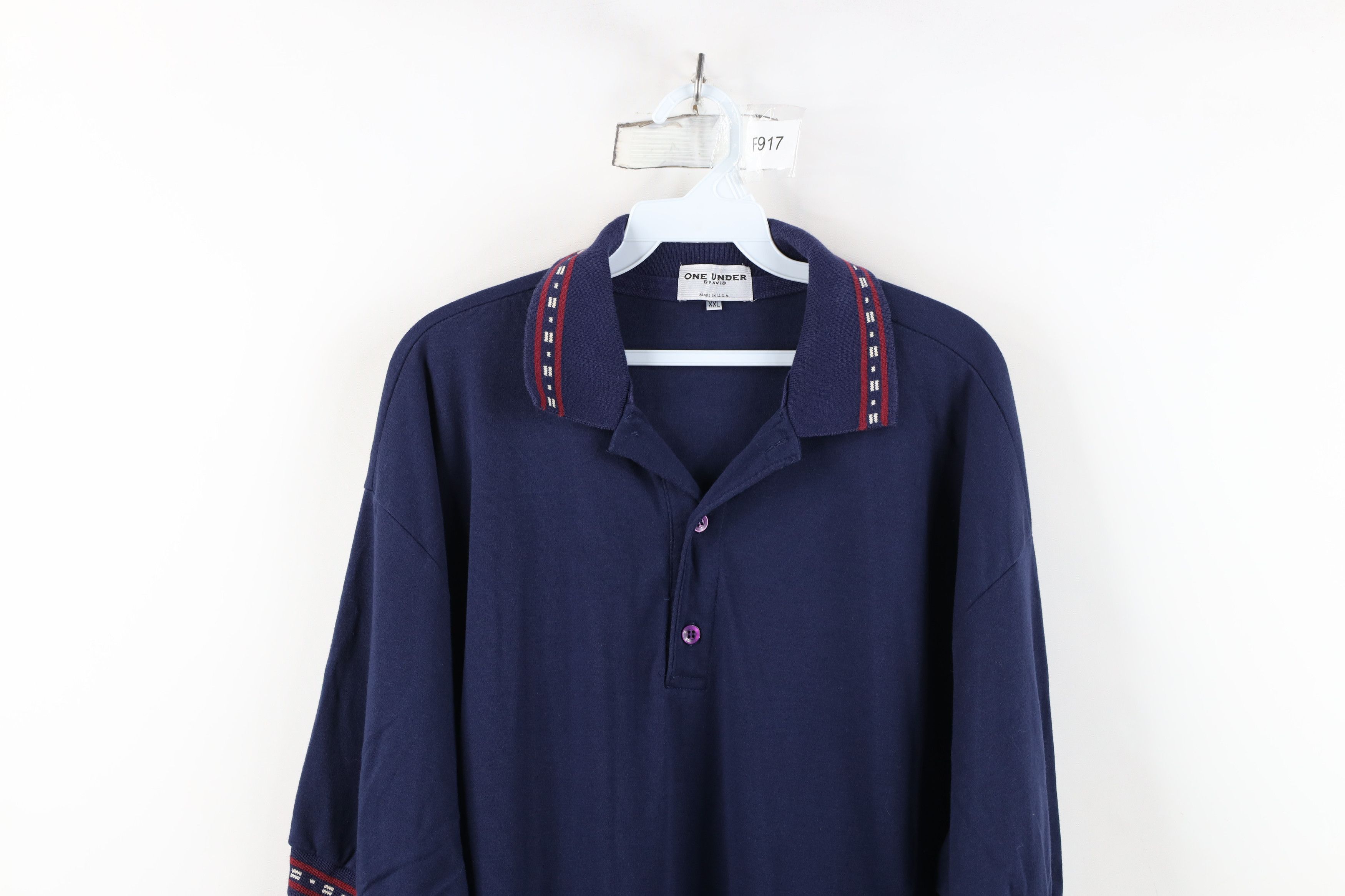 Vintage Vintage 90s Streetwear Collared Golf Polo Shirt USA Size US XXL / EU 58 / 5 - 2 Thumbnail