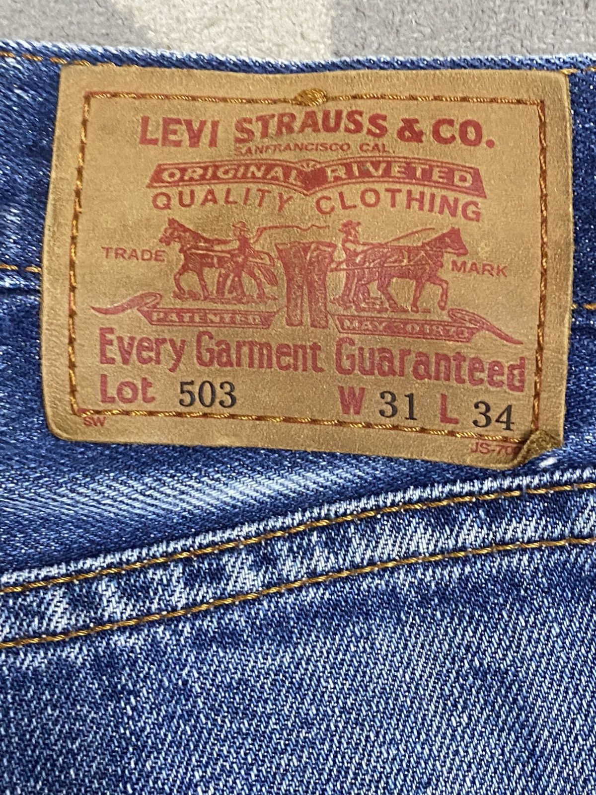 Levi's Levi's 501 90’s blue Wide Leg Baggy jeans Size US 31 - 10 Thumbnail