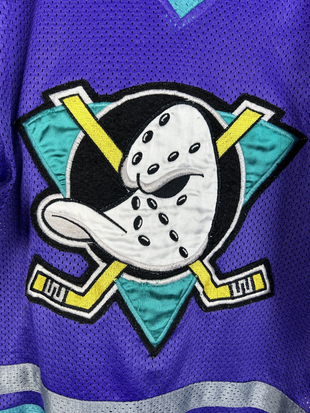 NHL 90s Anaheim Mighty Ducks NHL Hockey Retro Jersey Vintage Size US S / EU 44-46 / 1 - 2 Thumbnail