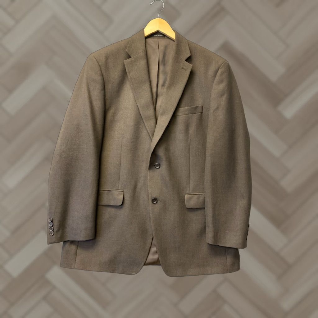 Ralph Lauren Ralph Lauren Green Label Blazer Men 44L Brown Big & Tall Mens Size 44L - 1 Thumbnail