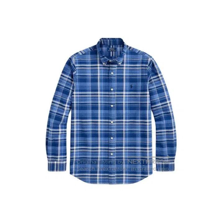Polo Ralph Lauren Polo Ralph Lauren Classic Loose Oxford Plaid Shirt. Size US L / EU 52-54 / 3 - 1 Thumbnail