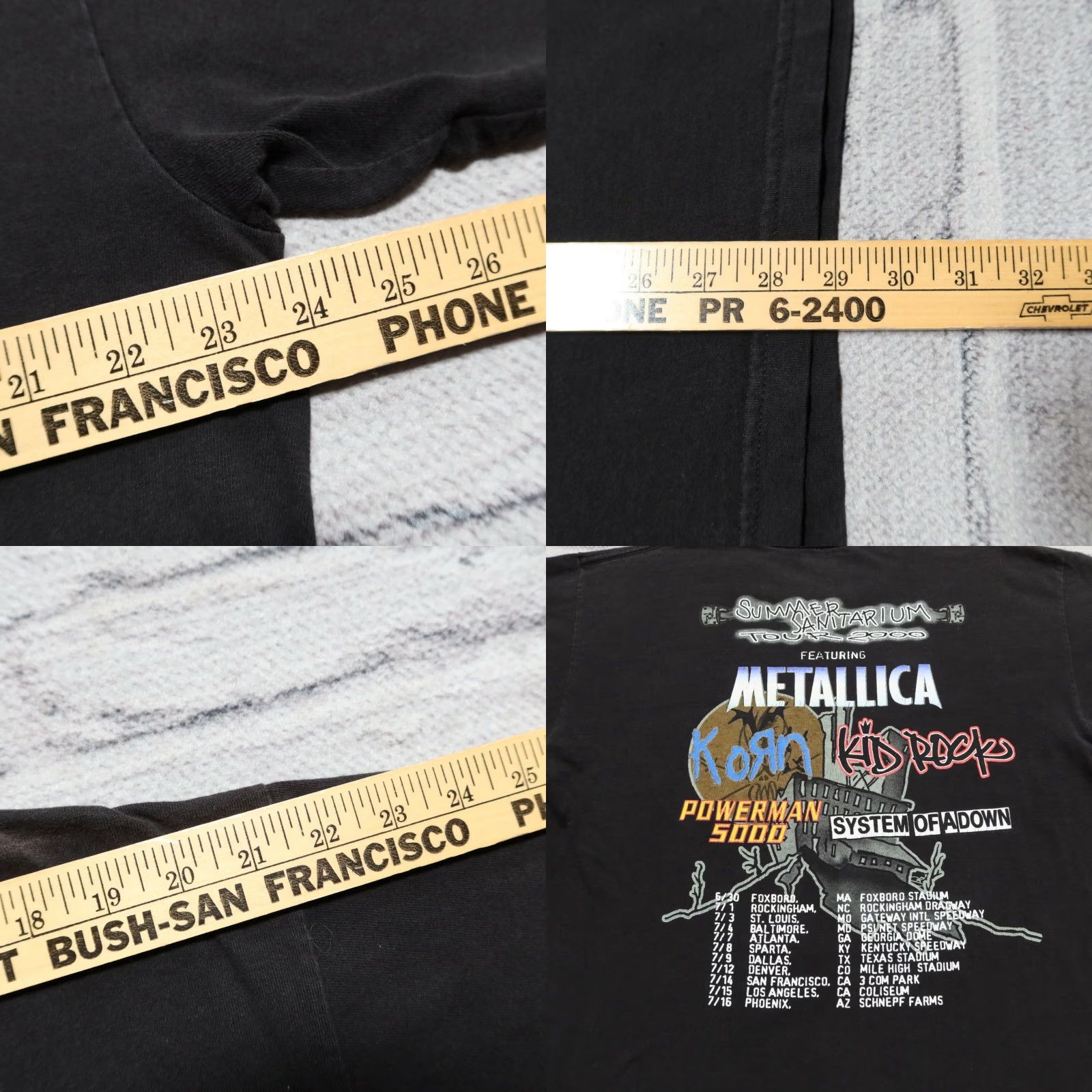 Vintage Metallica Summer Sanitarium Tour Shirt XL Black Vintage Giant Size XL Mens Size US XL / EU 56 / 4 - 8 Thumbnail