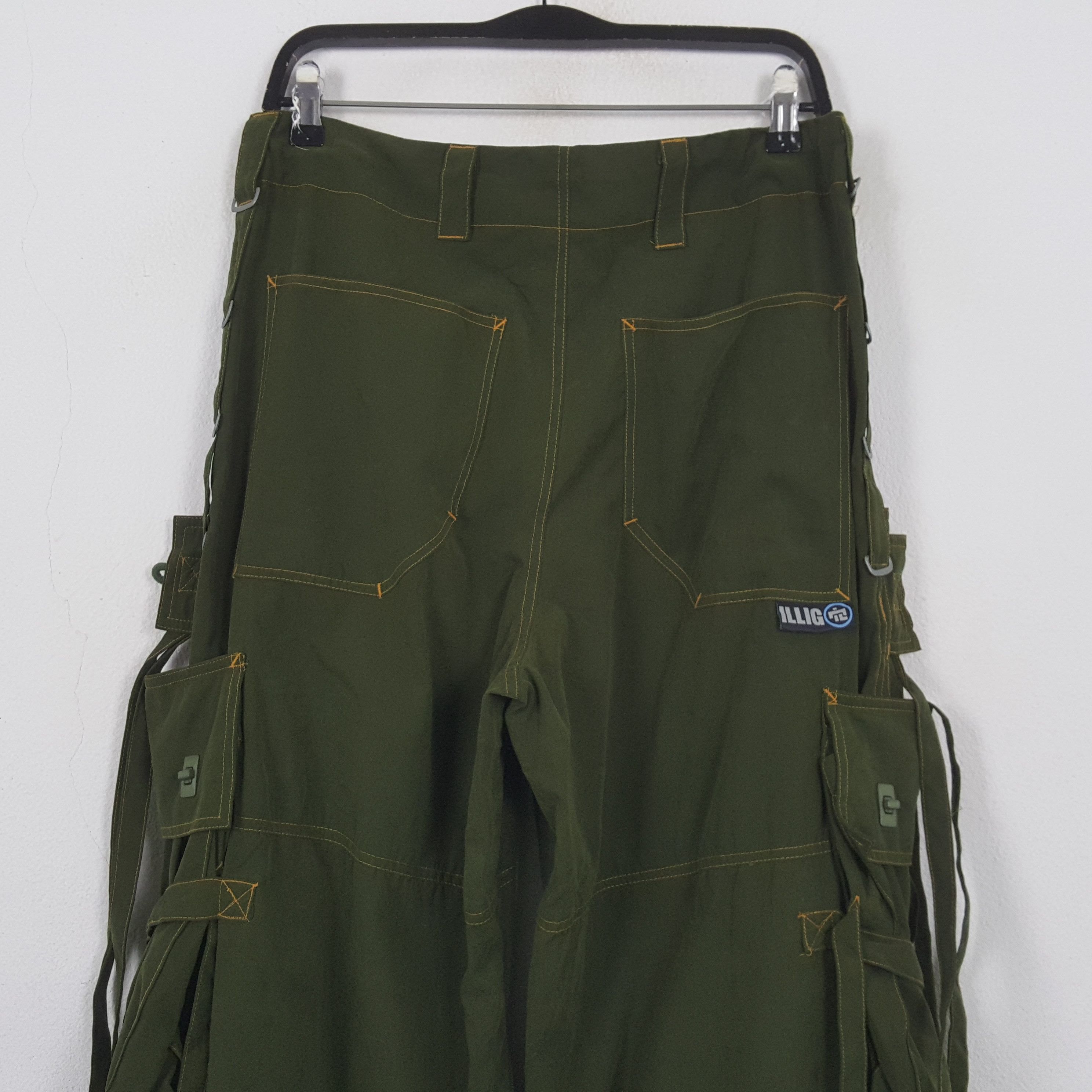 Vintage ILLIG Tactical Baggy Style Parachute Pant RR8 Size US 33 - 5 Thumbnail