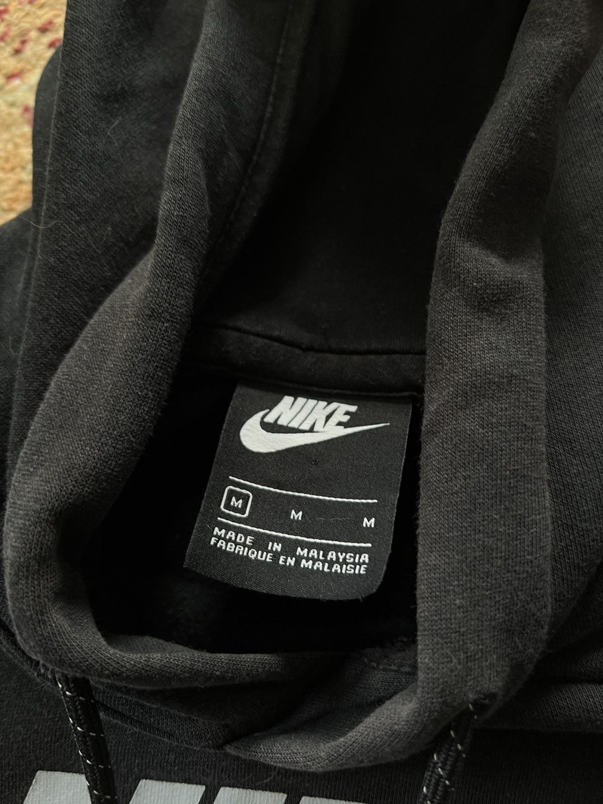 Nike × Vintage 💣 90’s NIKE RETRO BIG SWOOSH LOGO Y2K HOODIE Size US M / EU 48-50 / 2 - 3 Thumbnail